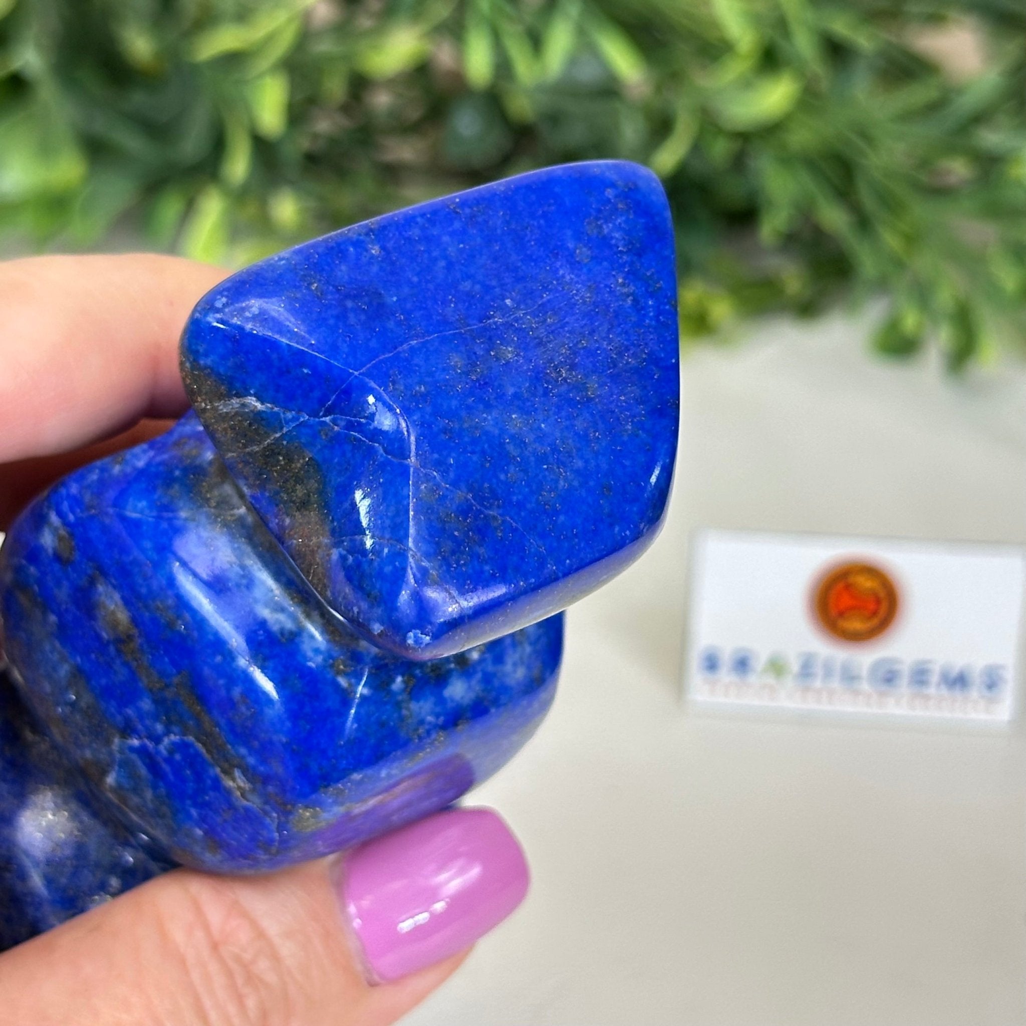 Polished Freeform Lapis Lazuli Palm Stone 3488LL - 033 - Brazil GemsBrazil GemsPolished Freeform Lapis Lazuli Palm Stone 3488LL - 033Freeform & Unique Shapes3488LL - 033