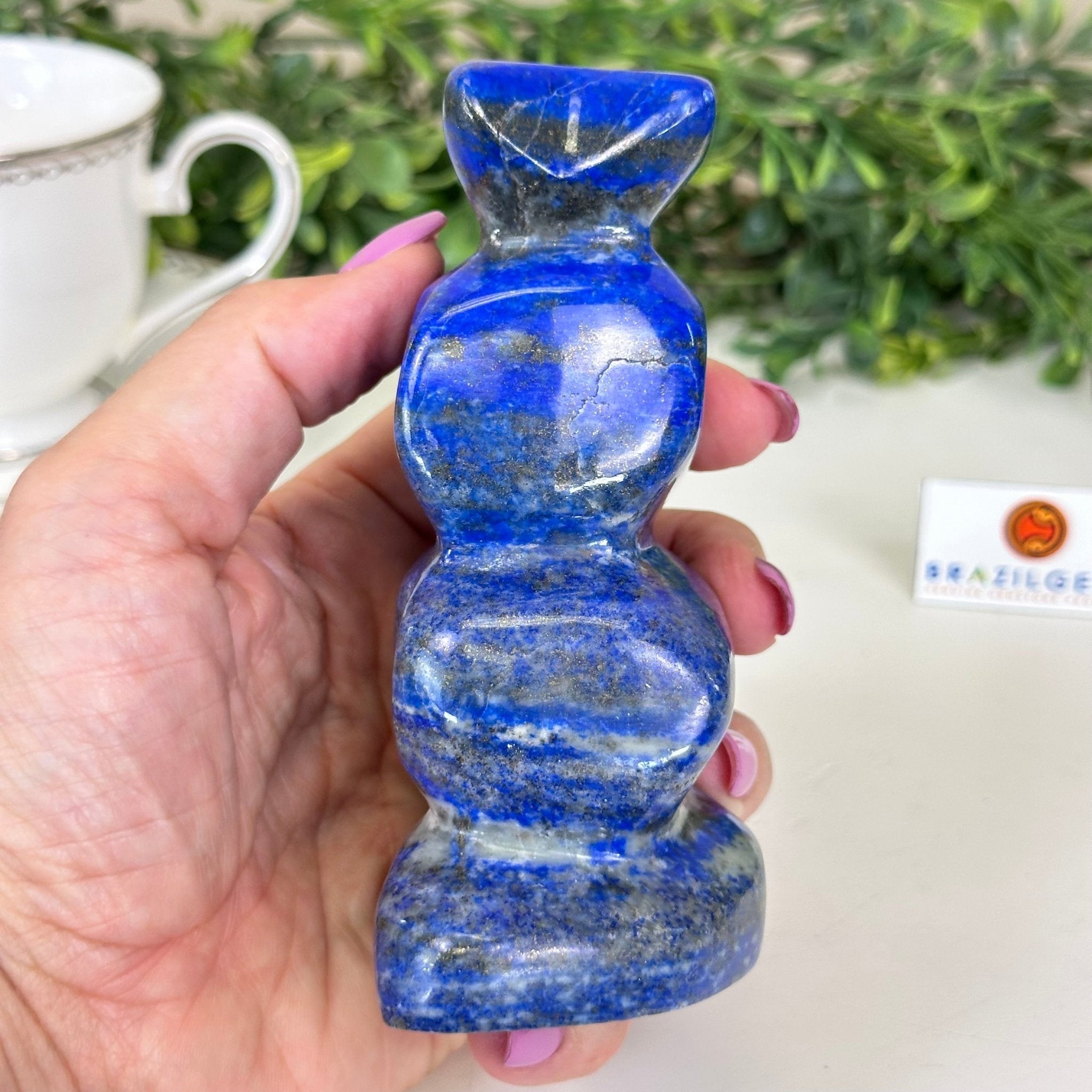 Polished Freeform Lapis Lazuli Palm Stone 3488LL - 033 - Brazil GemsBrazil GemsPolished Freeform Lapis Lazuli Palm Stone 3488LL - 033Freeform & Unique Shapes3488LL - 033