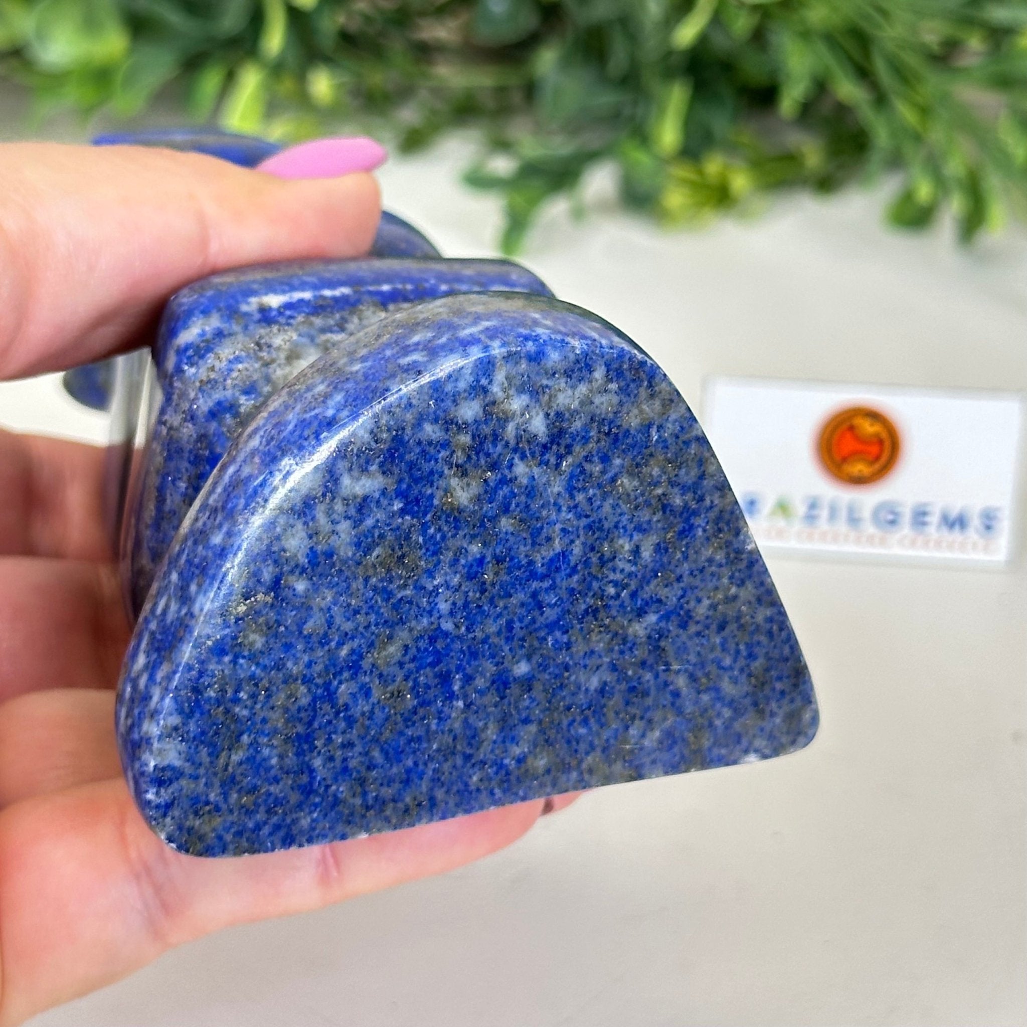Polished Freeform Lapis Lazuli Palm Stone 3488LL - 033 - Brazil GemsBrazil GemsPolished Freeform Lapis Lazuli Palm Stone 3488LL - 033Freeform & Unique Shapes3488LL - 033