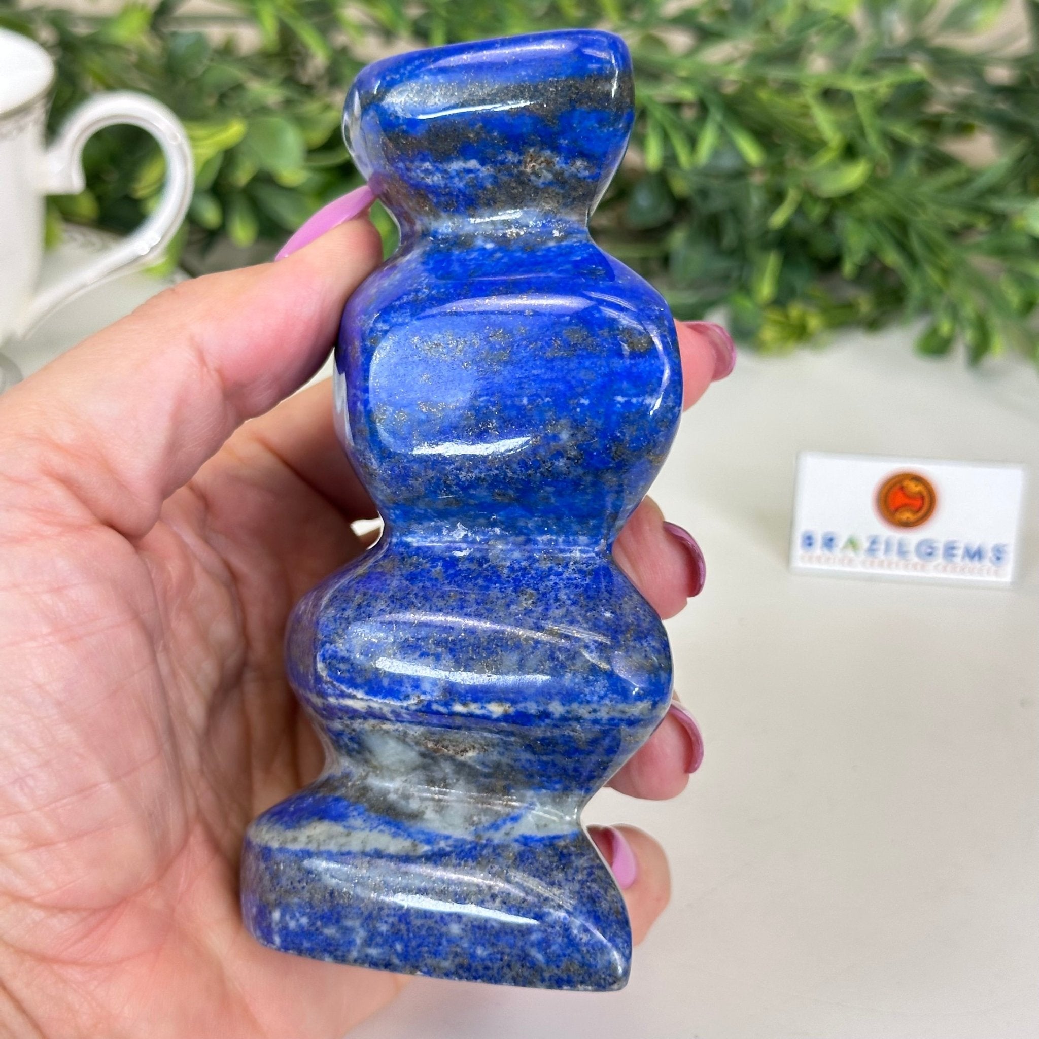 Polished Freeform Lapis Lazuli Palm Stone 3488LL - 033 - Brazil GemsBrazil GemsPolished Freeform Lapis Lazuli Palm Stone 3488LL - 033Freeform & Unique Shapes3488LL - 033