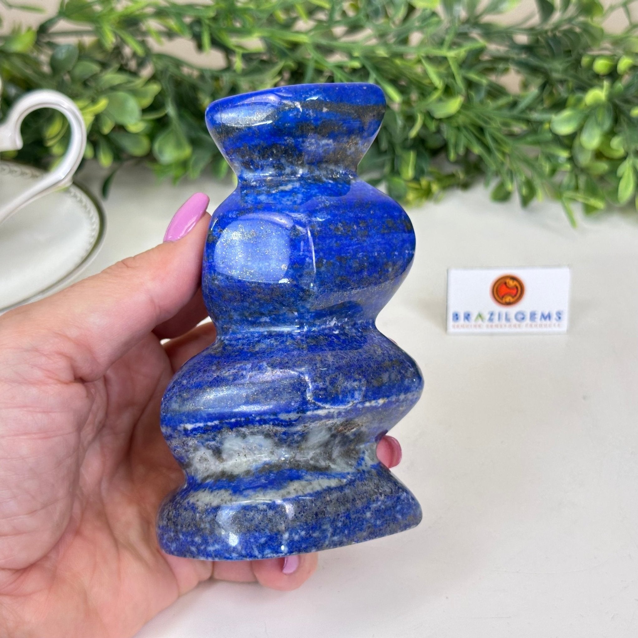 Polished Freeform Lapis Lazuli Palm Stone 3488LL - 033 - Brazil GemsBrazil GemsPolished Freeform Lapis Lazuli Palm Stone 3488LL - 033Freeform & Unique Shapes3488LL - 033