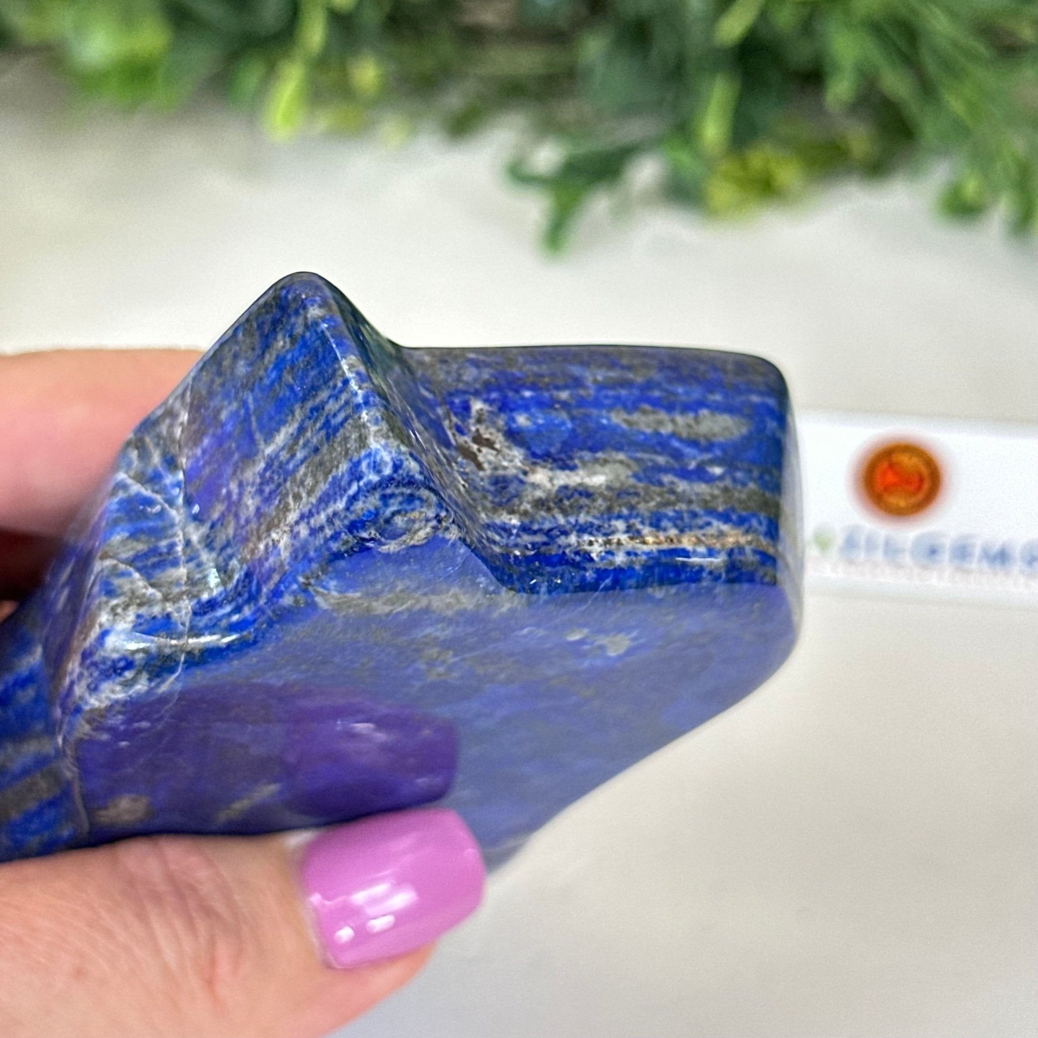 Polished Freeform Lapis Lazuli Palm Stone 3488LL - 034 - Brazil GemsBrazil GemsPolished Freeform Lapis Lazuli Palm Stone 3488LL - 034Freeform & Unique Shapes3488LL - 034