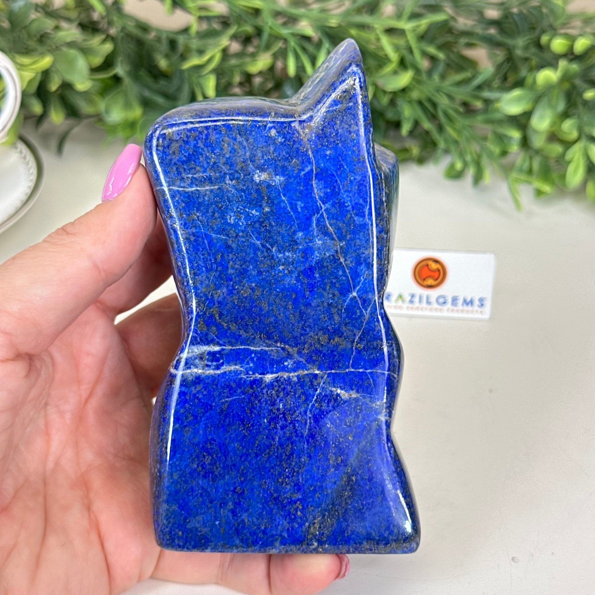 Polished Freeform Lapis Lazuli Palm Stone 3488LL - 034 - Brazil GemsBrazil GemsPolished Freeform Lapis Lazuli Palm Stone 3488LL - 034Freeform & Unique Shapes3488LL - 034