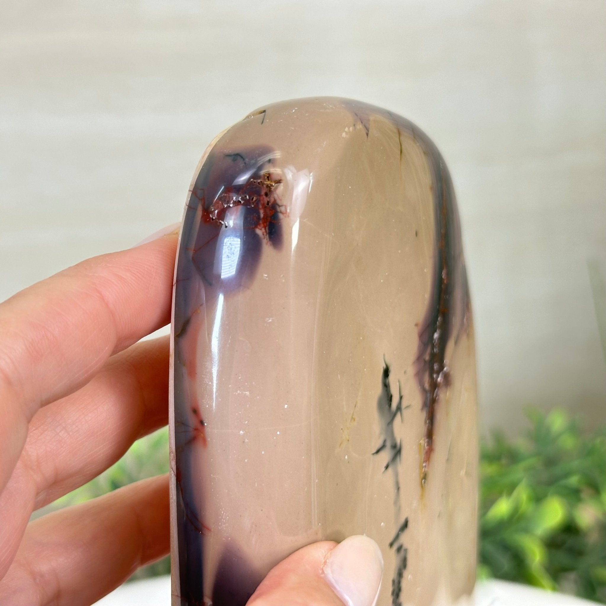 Polished Freeform Mookaite Jasper Gemstone, 3.7 lbs & 7.9” Tall #3301MJ - 002 - Brazil GemsBrazil GemsPolished Freeform Mookaite Jasper Gemstone, 3.7 lbs & 7.9” Tall #3301MJ - 002Freeform & Unique Shapes3301MJ - 002