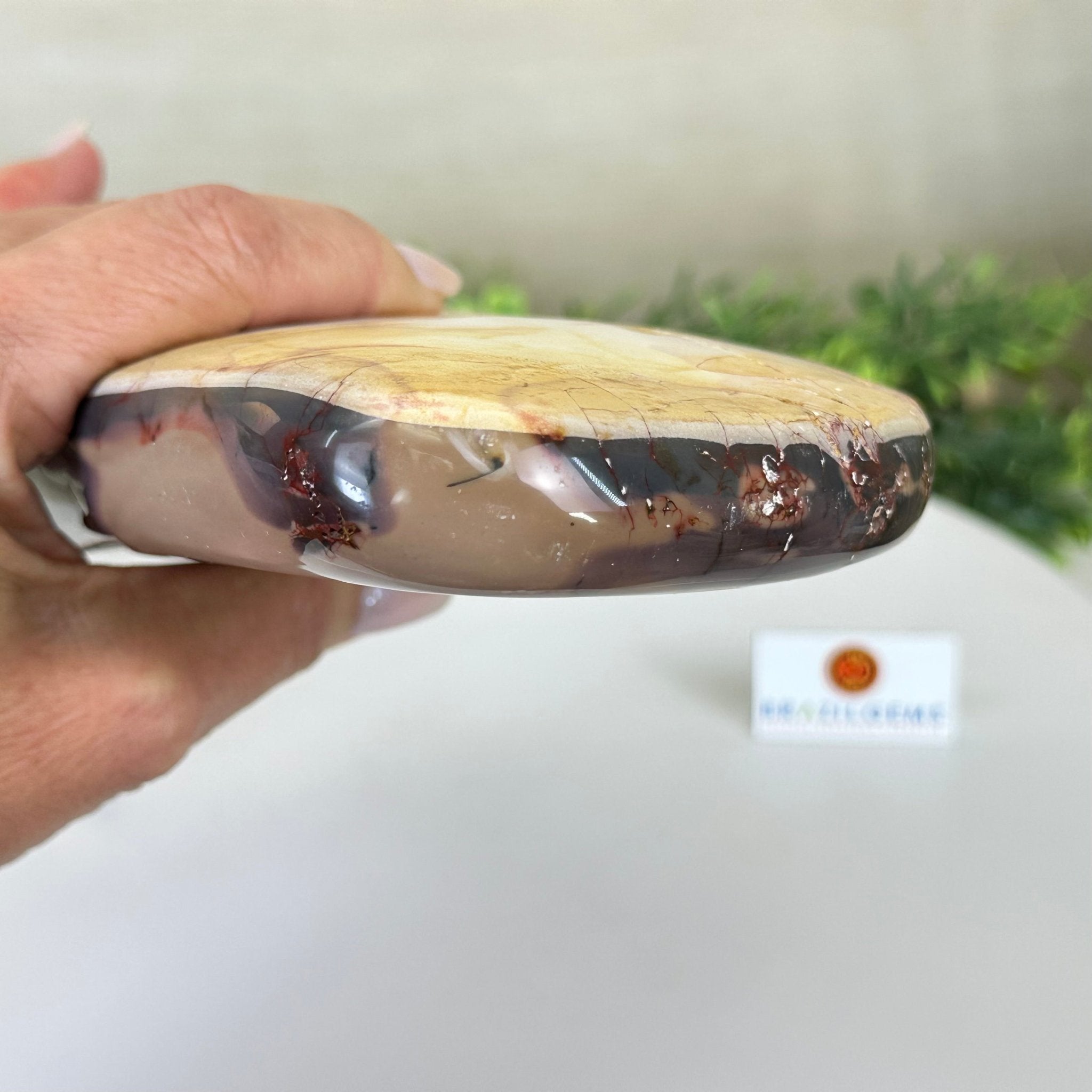 Polished Freeform Mookaite Jasper Gemstone, 3.7 lbs & 7.9” Tall #3301MJ - 002 - Brazil GemsBrazil GemsPolished Freeform Mookaite Jasper Gemstone, 3.7 lbs & 7.9” Tall #3301MJ - 002Freeform & Unique Shapes3301MJ - 002