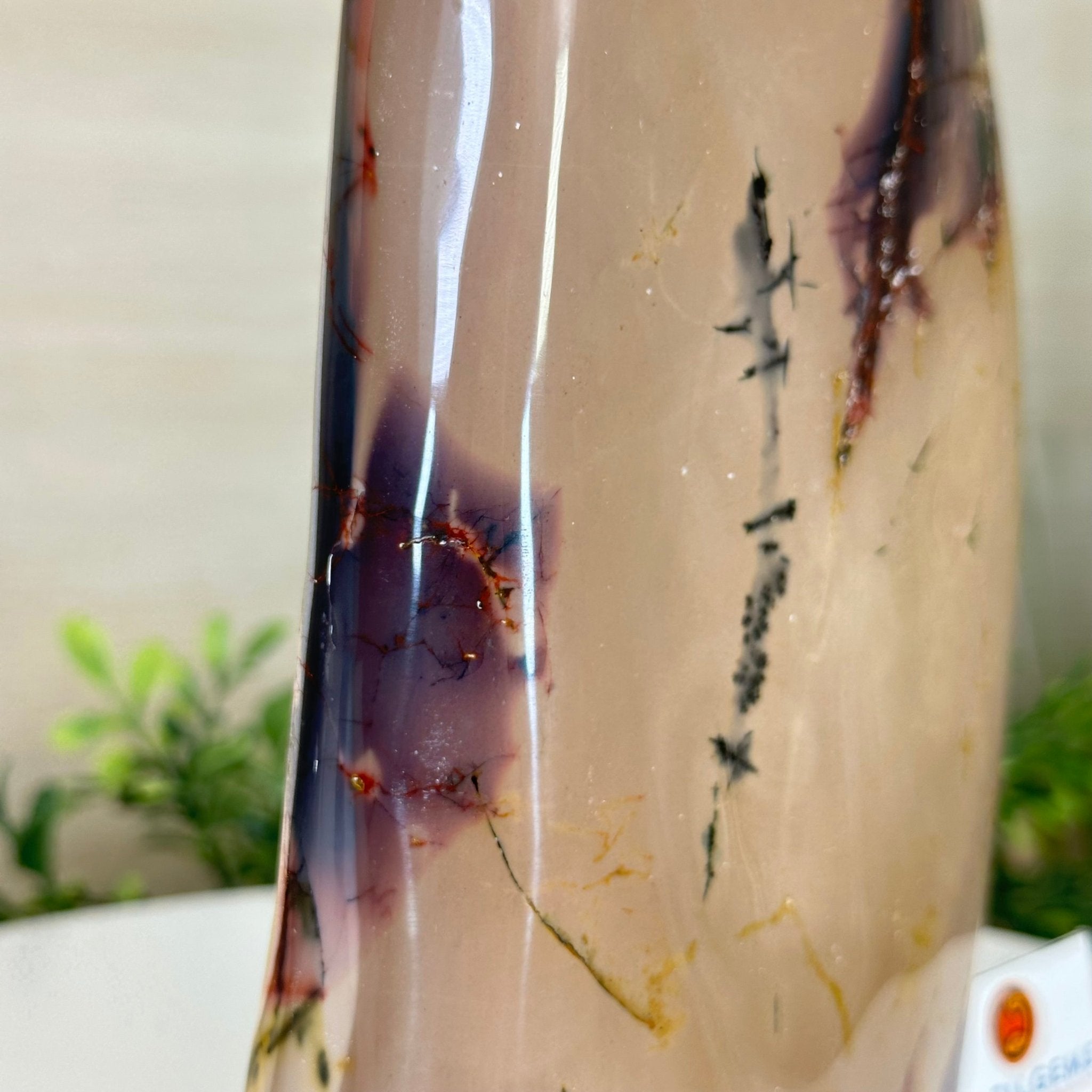 Polished Freeform Mookaite Jasper Gemstone, 3.7 lbs & 7.9” Tall #3301MJ - 002 - Brazil GemsBrazil GemsPolished Freeform Mookaite Jasper Gemstone, 3.7 lbs & 7.9” Tall #3301MJ - 002Freeform & Unique Shapes3301MJ - 002