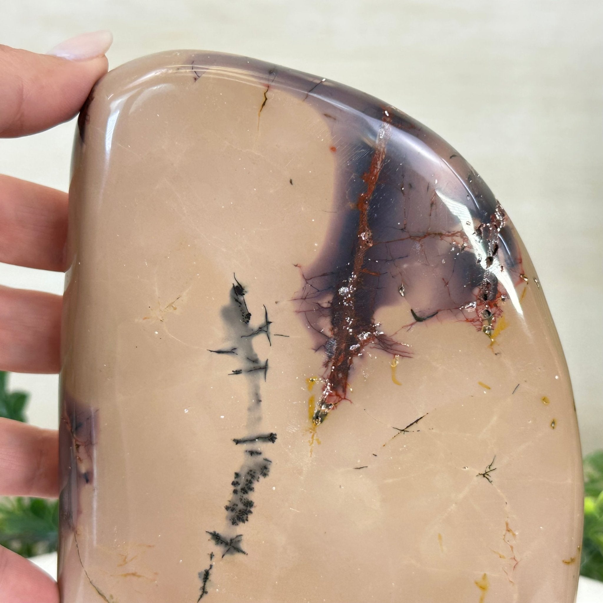 Polished Freeform Mookaite Jasper Gemstone, 3.7 lbs & 7.9” Tall #3301MJ - 002 - Brazil GemsBrazil GemsPolished Freeform Mookaite Jasper Gemstone, 3.7 lbs & 7.9” Tall #3301MJ - 002Freeform & Unique Shapes3301MJ - 002