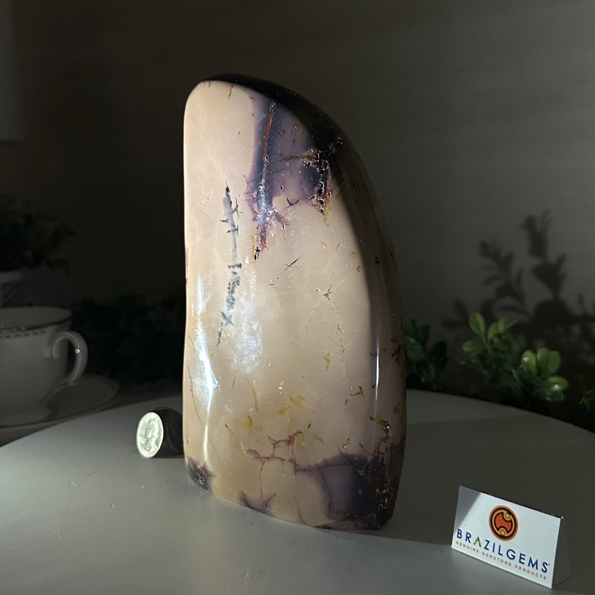 Polished Freeform Mookaite Jasper Gemstone, 3.7 lbs & 7.9” Tall #3301MJ - 002 - Brazil GemsBrazil GemsPolished Freeform Mookaite Jasper Gemstone, 3.7 lbs & 7.9” Tall #3301MJ - 002Freeform & Unique Shapes3301MJ - 002