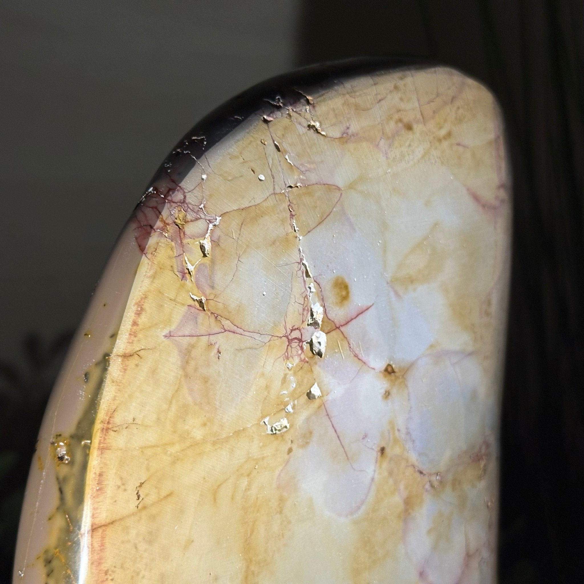 Polished Freeform Mookaite Jasper Gemstone, 3.7 lbs & 7.9” Tall #3301MJ - 002 - Brazil GemsBrazil GemsPolished Freeform Mookaite Jasper Gemstone, 3.7 lbs & 7.9” Tall #3301MJ - 002Freeform & Unique Shapes3301MJ - 002