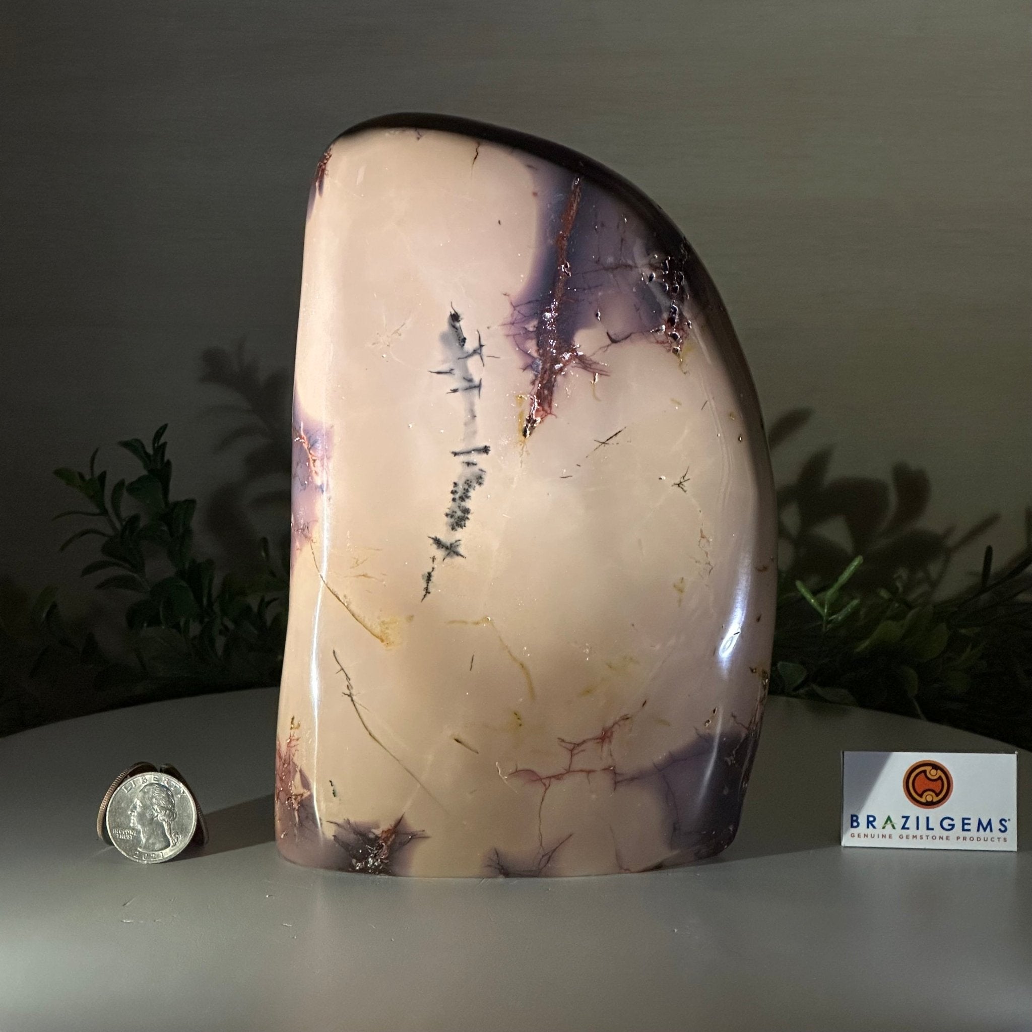 Polished Freeform Mookaite Jasper Gemstone, 3.7 lbs & 7.9” Tall #3301MJ - 002 - Brazil GemsBrazil GemsPolished Freeform Mookaite Jasper Gemstone, 3.7 lbs & 7.9” Tall #3301MJ - 002Freeform & Unique Shapes3301MJ - 002