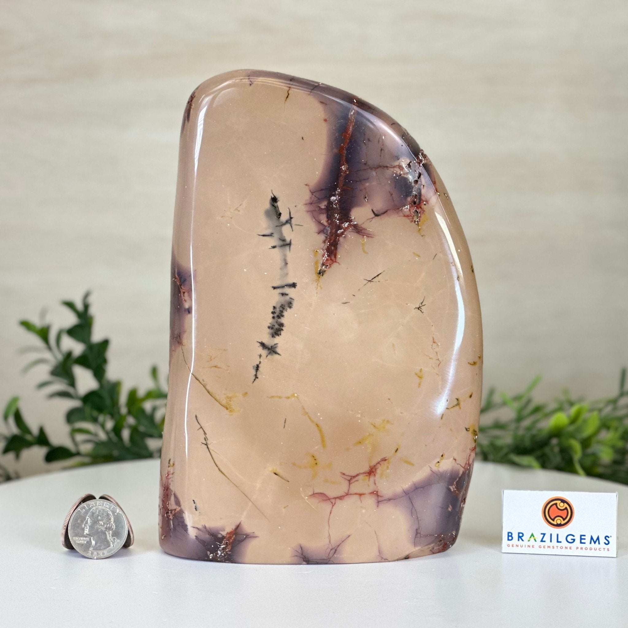 Polished Freeform Mookaite Jasper Gemstone, 3.7 lbs & 7.9” Tall #3301MJ - 002 - Brazil GemsBrazil GemsPolished Freeform Mookaite Jasper Gemstone, 3.7 lbs & 7.9” Tall #3301MJ - 002Freeform & Unique Shapes3301MJ - 002