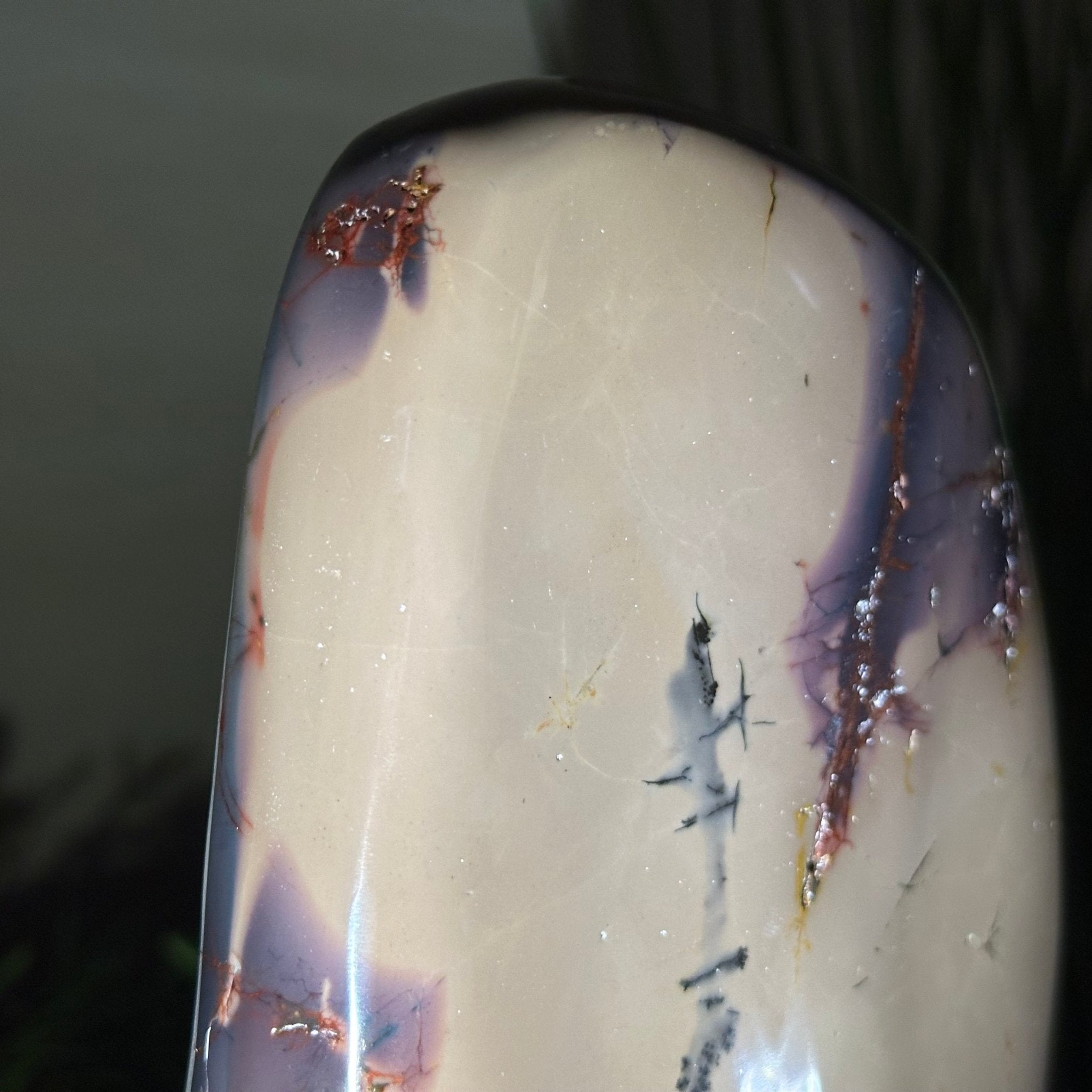 Polished Freeform Mookaite Jasper Gemstone, 3.7 lbs & 7.9” Tall #3301MJ - 002 - Brazil GemsBrazil GemsPolished Freeform Mookaite Jasper Gemstone, 3.7 lbs & 7.9” Tall #3301MJ - 002Freeform & Unique Shapes3301MJ - 002