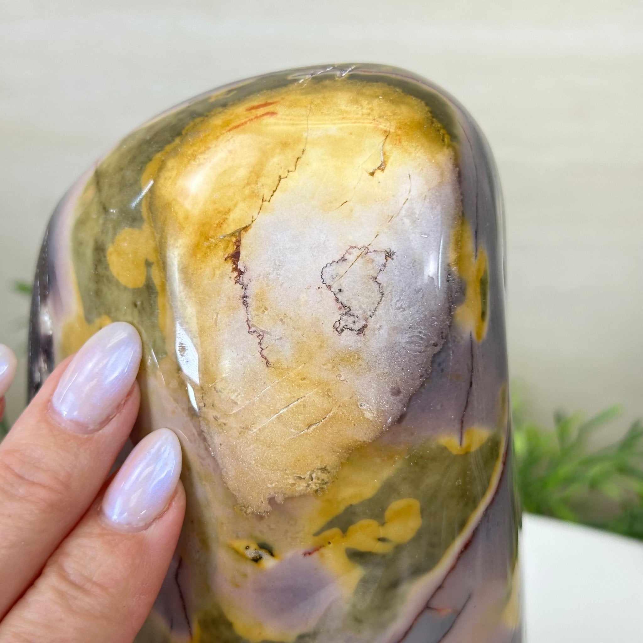 Polished Freeform Mookaite Jasper Gemstone, 5.1 lbs & 6.9” Tall #3301MJ - 003 - Brazil GemsBrazil GemsPolished Freeform Mookaite Jasper Gemstone, 5.1 lbs & 6.9” Tall #3301MJ - 003Freeform & Unique Shapes3301MJ - 003