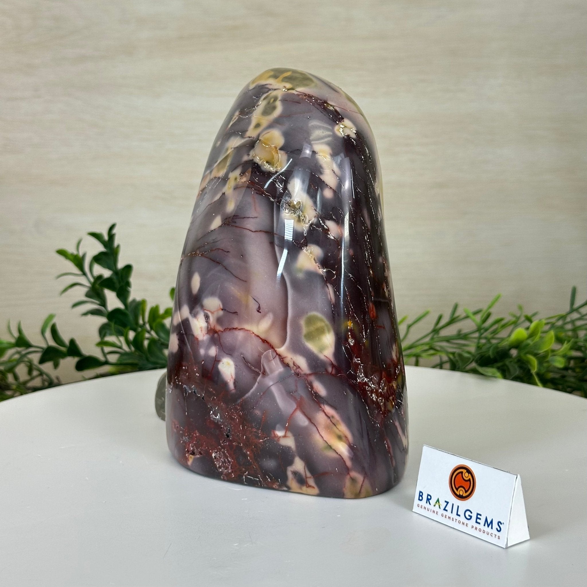 Polished Freeform Mookaite Jasper Gemstone, 5.1 lbs & 6.9” Tall #3301MJ - 003 - Brazil GemsBrazil GemsPolished Freeform Mookaite Jasper Gemstone, 5.1 lbs & 6.9” Tall #3301MJ - 003Freeform & Unique Shapes3301MJ - 003