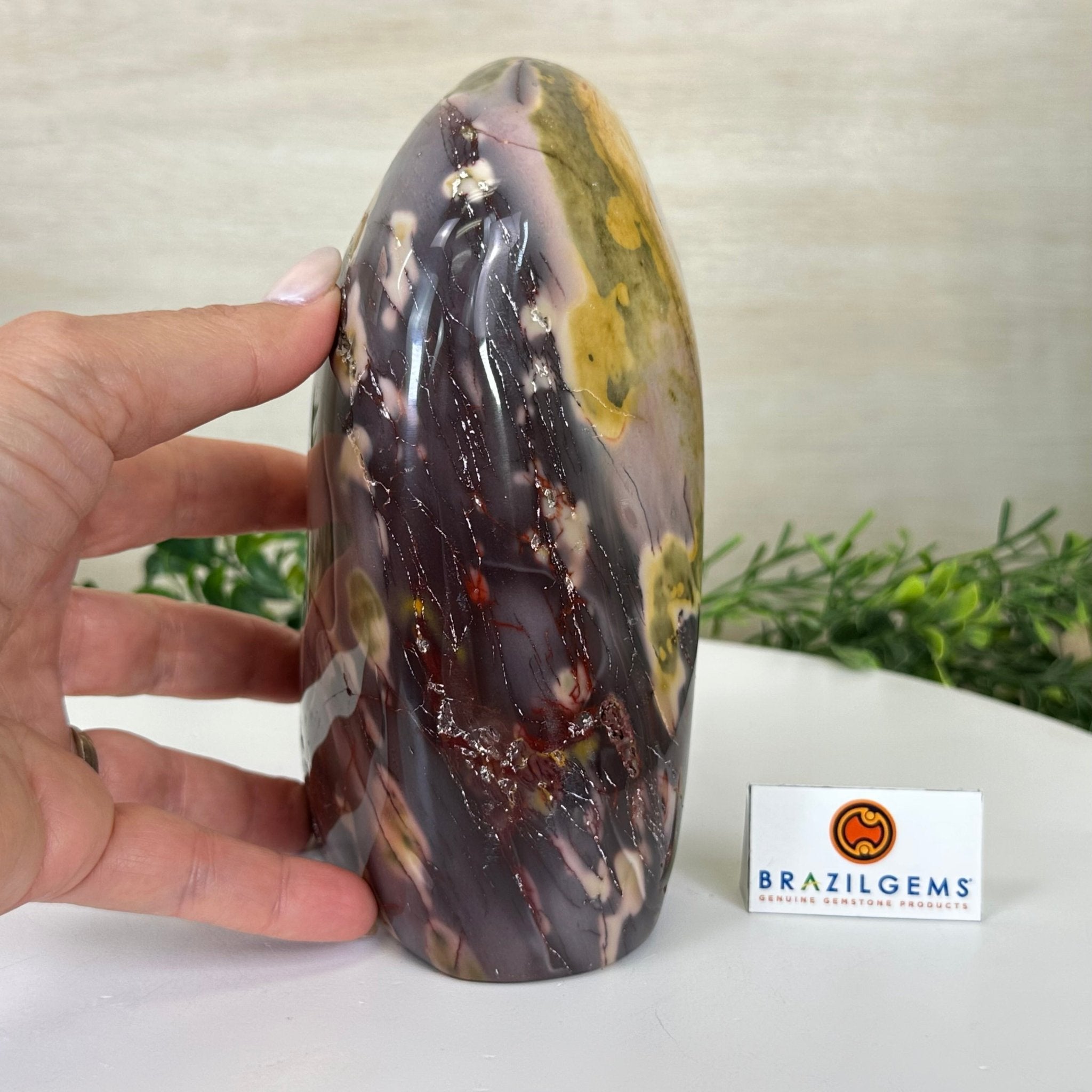 Polished Freeform Mookaite Jasper Gemstone, 5.1 lbs & 6.9” Tall #3301MJ - 003 - Brazil GemsBrazil GemsPolished Freeform Mookaite Jasper Gemstone, 5.1 lbs & 6.9” Tall #3301MJ - 003Freeform & Unique Shapes3301MJ - 003