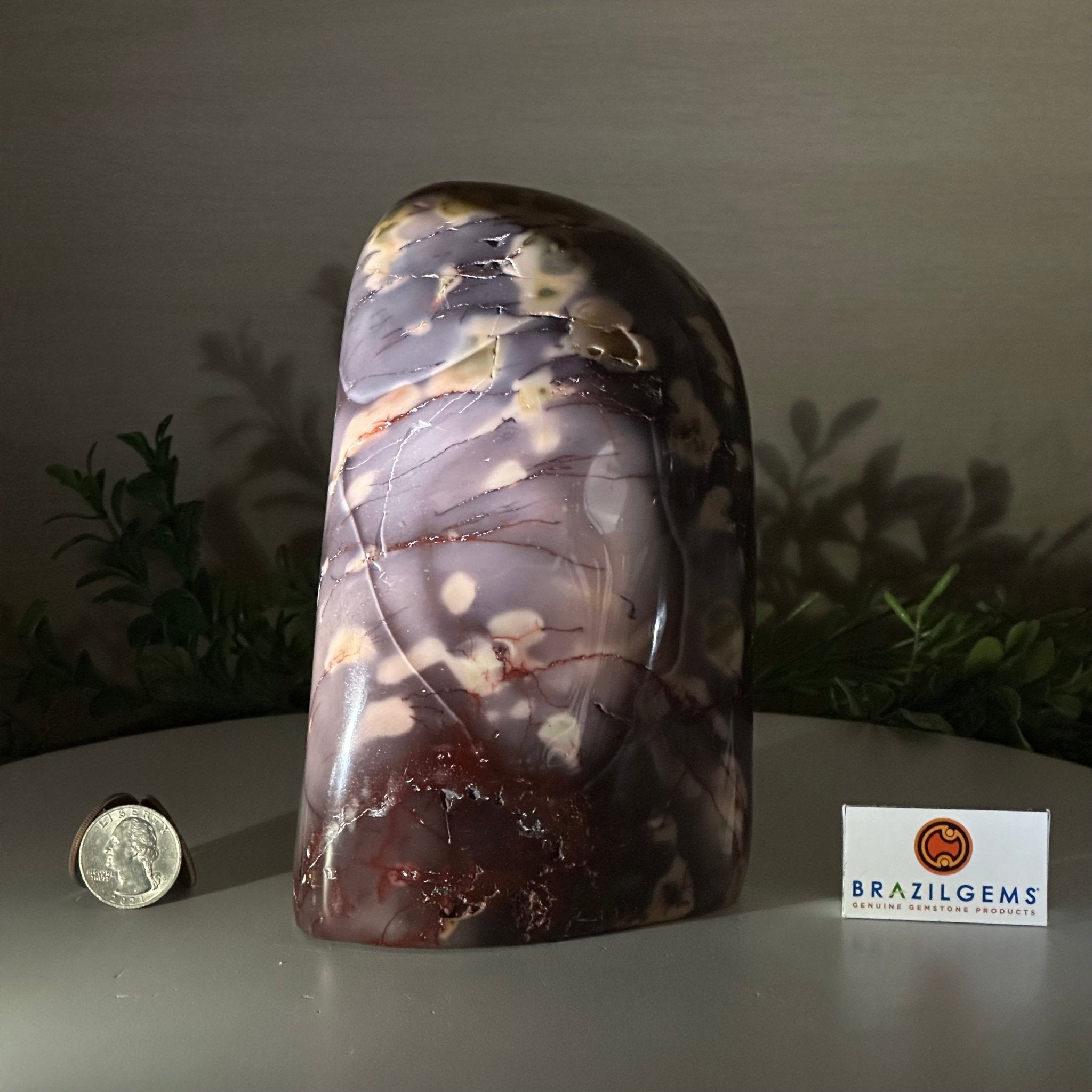 Polished Freeform Mookaite Jasper Gemstone, 5.1 lbs & 6.9” Tall #3301MJ - 003 - Brazil GemsBrazil GemsPolished Freeform Mookaite Jasper Gemstone, 5.1 lbs & 6.9” Tall #3301MJ - 003Freeform & Unique Shapes3301MJ - 003