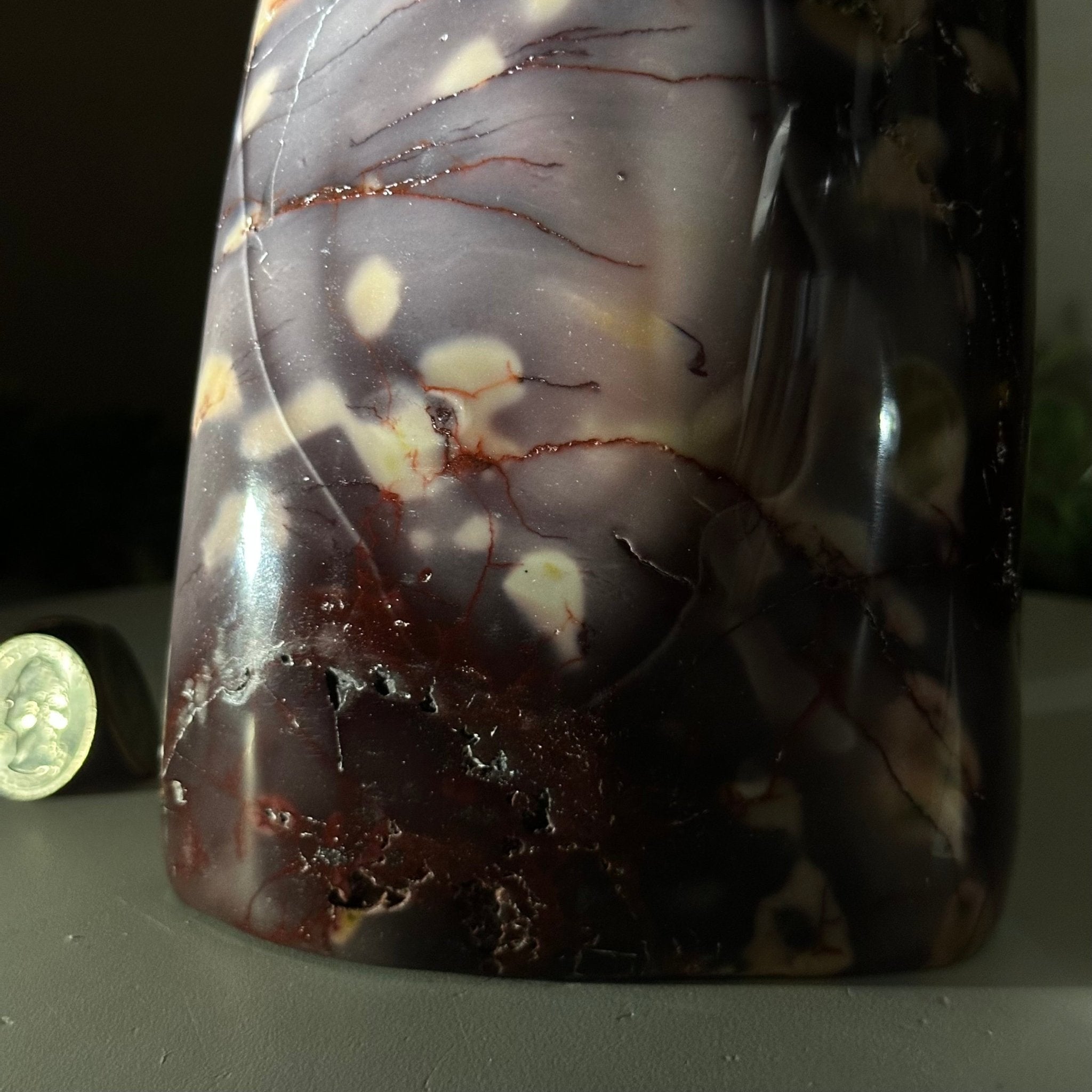 Polished Freeform Mookaite Jasper Gemstone, 5.1 lbs & 6.9” Tall #3301MJ - 003 - Brazil GemsBrazil GemsPolished Freeform Mookaite Jasper Gemstone, 5.1 lbs & 6.9” Tall #3301MJ - 003Freeform & Unique Shapes3301MJ - 003