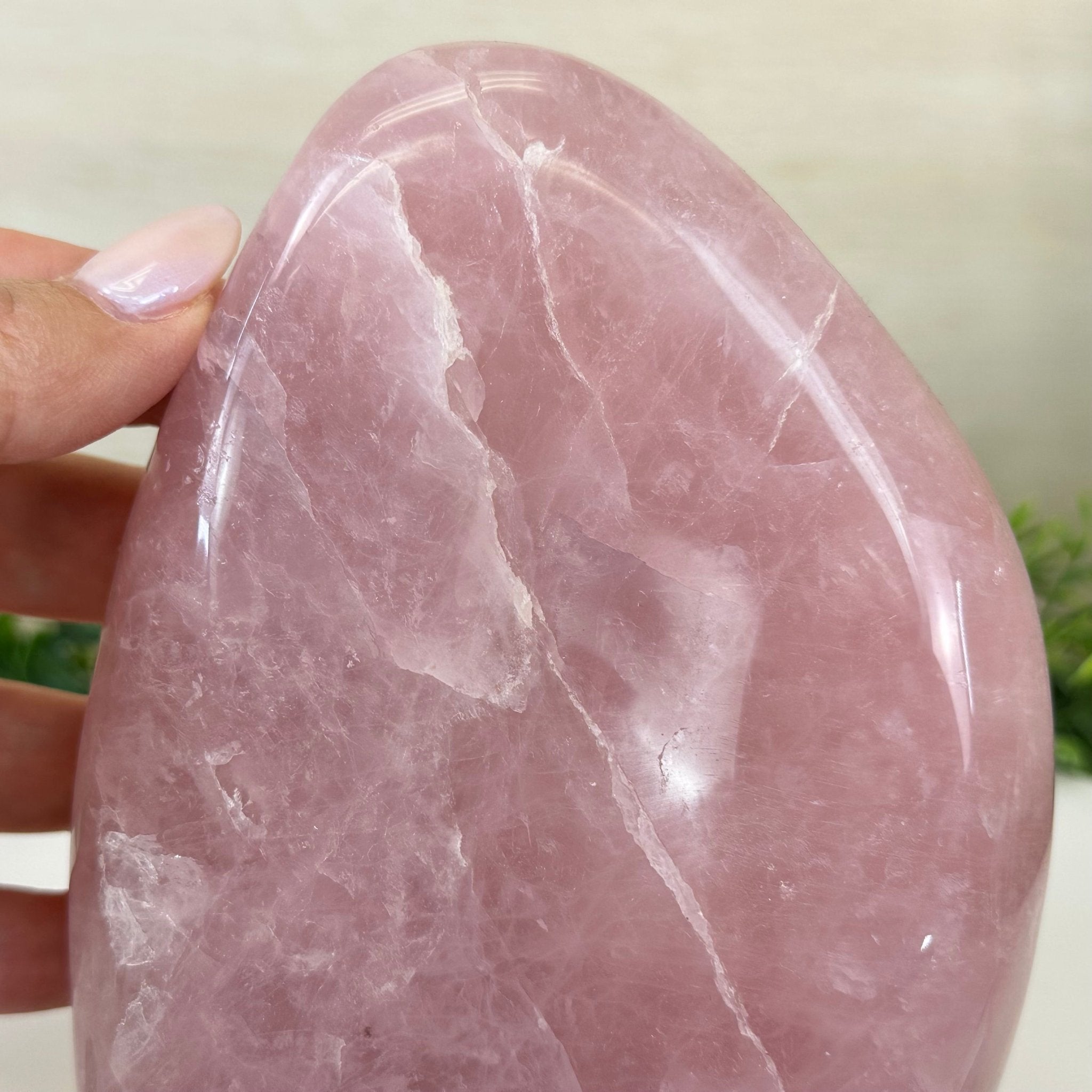Polished Freeform Rose Quartz Gemstone, 2.6 lbs & 5.6” tall Model #3301RQ - 002 - Brazil GemsBrazil GemsPolished Freeform Rose Quartz Gemstone, 2.6 lbs & 5.6” tall Model #3301RQ - 002Freeform & Unique Shapes3301RQ - 002