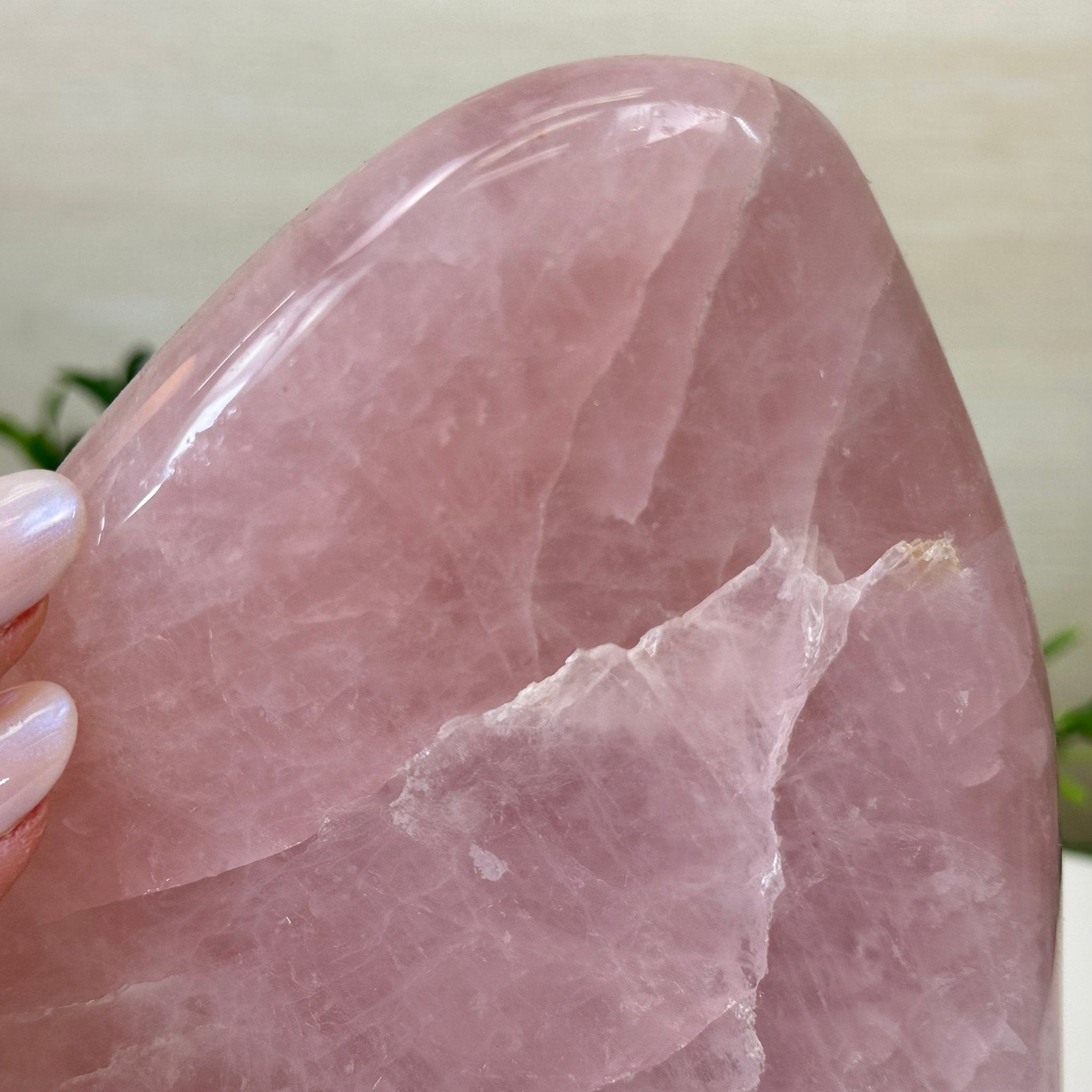 Polished Freeform Rose Quartz Gemstone, 2.6 lbs & 5.6” tall Model #3301RQ - 002 - Brazil GemsBrazil GemsPolished Freeform Rose Quartz Gemstone, 2.6 lbs & 5.6” tall Model #3301RQ - 002Freeform & Unique Shapes3301RQ - 002