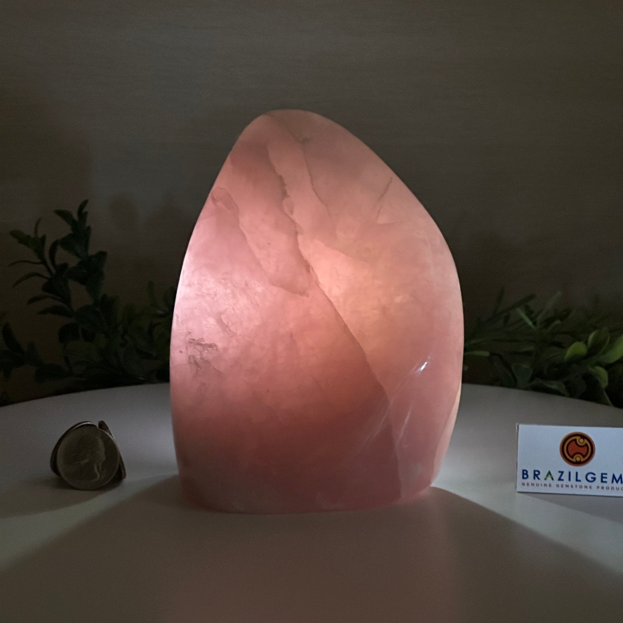 Polished Freeform Rose Quartz Gemstone, 2.6 lbs & 5.6” tall Model #3301RQ - 002 - Brazil GemsBrazil GemsPolished Freeform Rose Quartz Gemstone, 2.6 lbs & 5.6” tall Model #3301RQ - 002Freeform & Unique Shapes3301RQ - 002