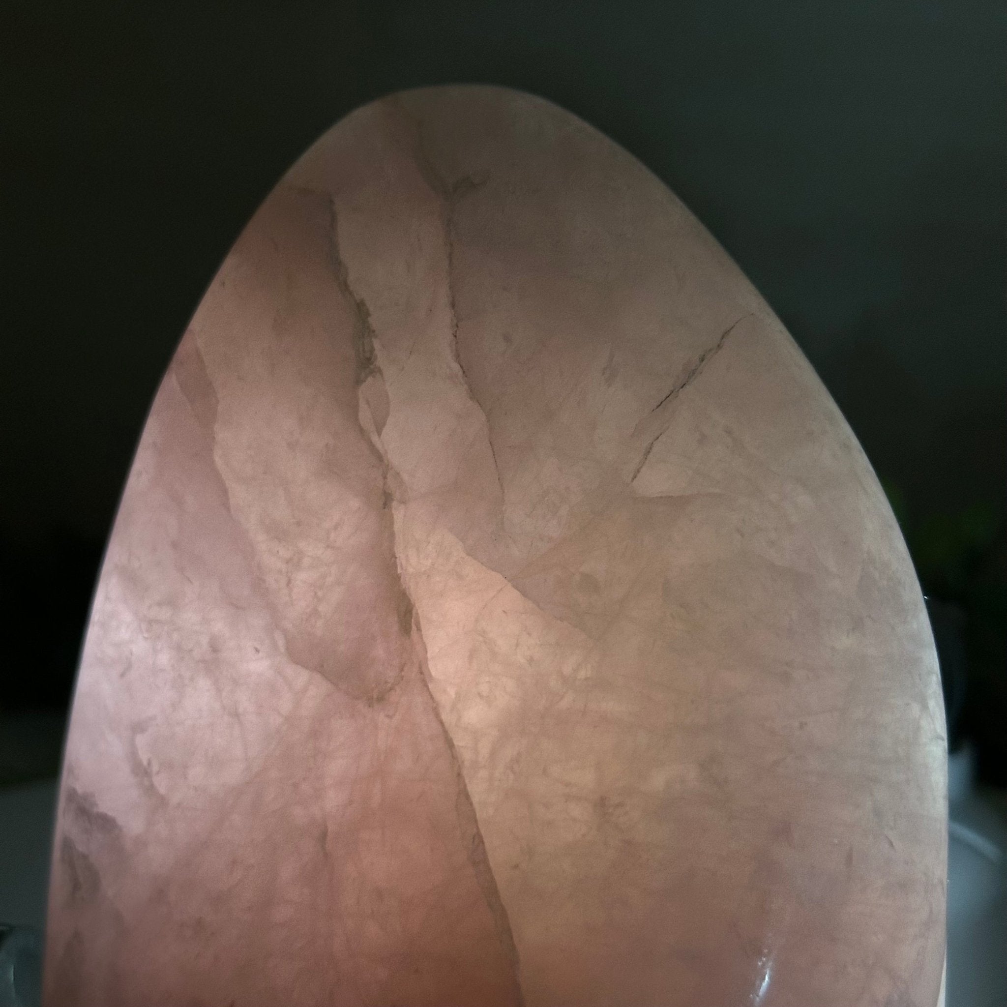 Polished Freeform Rose Quartz Gemstone, 2.6 lbs & 5.6” tall Model #3301RQ - 002 - Brazil GemsBrazil GemsPolished Freeform Rose Quartz Gemstone, 2.6 lbs & 5.6” tall Model #3301RQ - 002Freeform & Unique Shapes3301RQ - 002