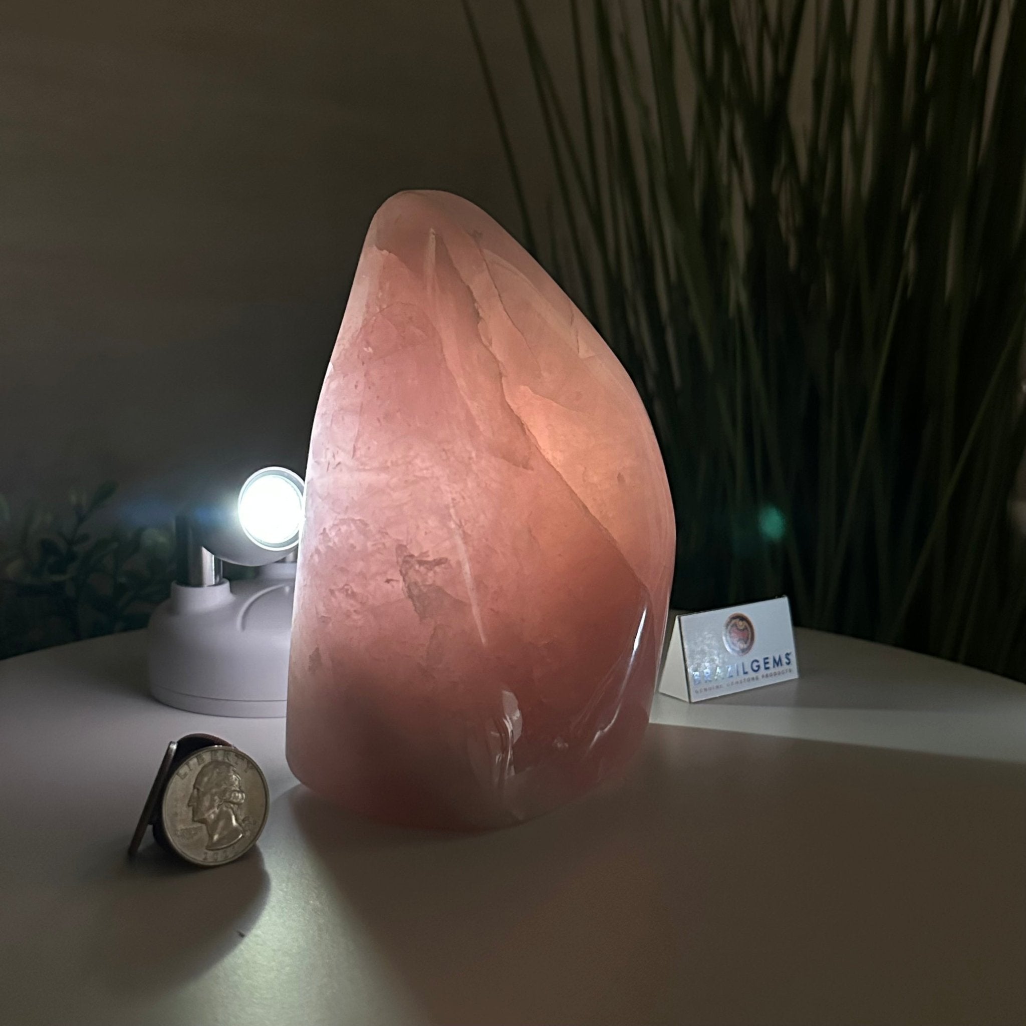 Polished Freeform Rose Quartz Gemstone, 2.6 lbs & 5.6” tall Model #3301RQ - 002 - Brazil GemsBrazil GemsPolished Freeform Rose Quartz Gemstone, 2.6 lbs & 5.6” tall Model #3301RQ - 002Freeform & Unique Shapes3301RQ - 002