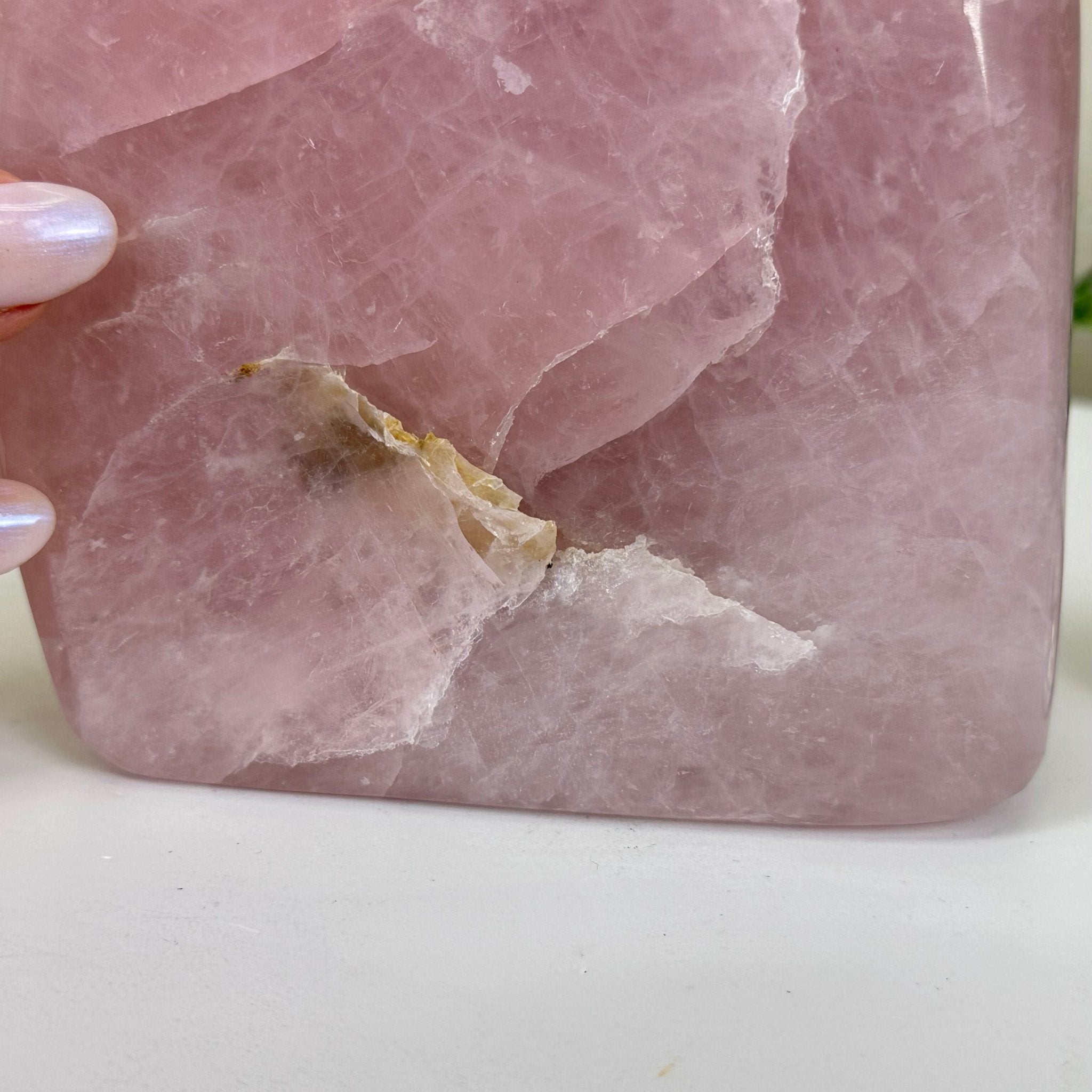 Polished Freeform Rose Quartz Gemstone, 2.6 lbs & 5.6” tall Model #3301RQ - 002 - Brazil GemsBrazil GemsPolished Freeform Rose Quartz Gemstone, 2.6 lbs & 5.6” tall Model #3301RQ - 002Freeform & Unique Shapes3301RQ - 002
