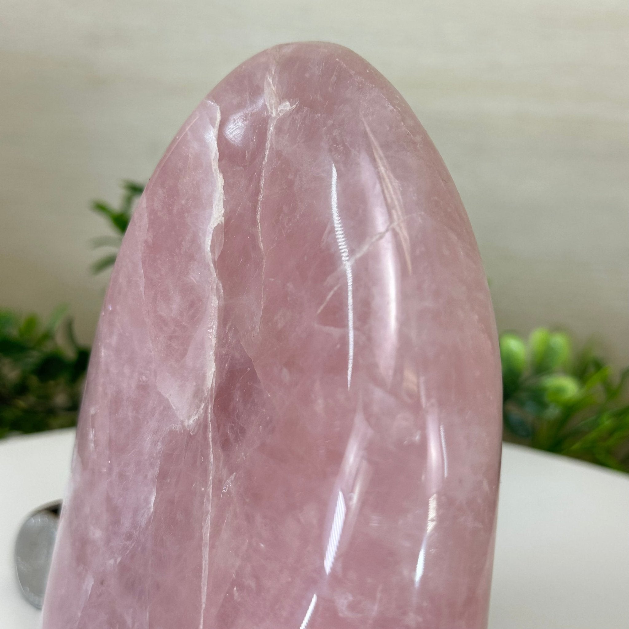 Polished Freeform Rose Quartz Gemstone, 2.6 lbs & 5.6” tall Model #3301RQ - 002 - Brazil GemsBrazil GemsPolished Freeform Rose Quartz Gemstone, 2.6 lbs & 5.6” tall Model #3301RQ - 002Freeform & Unique Shapes3301RQ - 002