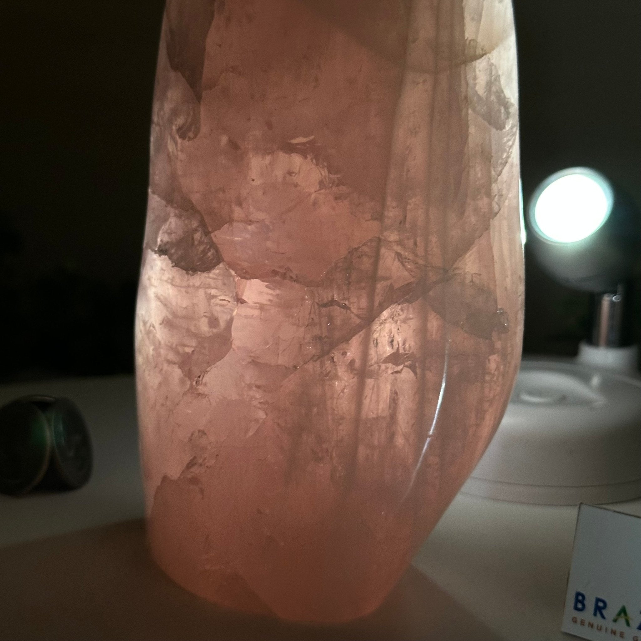 Polished Freeform Rose Quartz Gemstone, 3.1 lbs & 6.6” tall Model #3301RQ - 004 - Brazil GemsBrazil GemsPolished Freeform Rose Quartz Gemstone, 3.1 lbs & 6.6” tall Model #3301RQ - 004Freeform & Unique Shapes3301RQ - 004