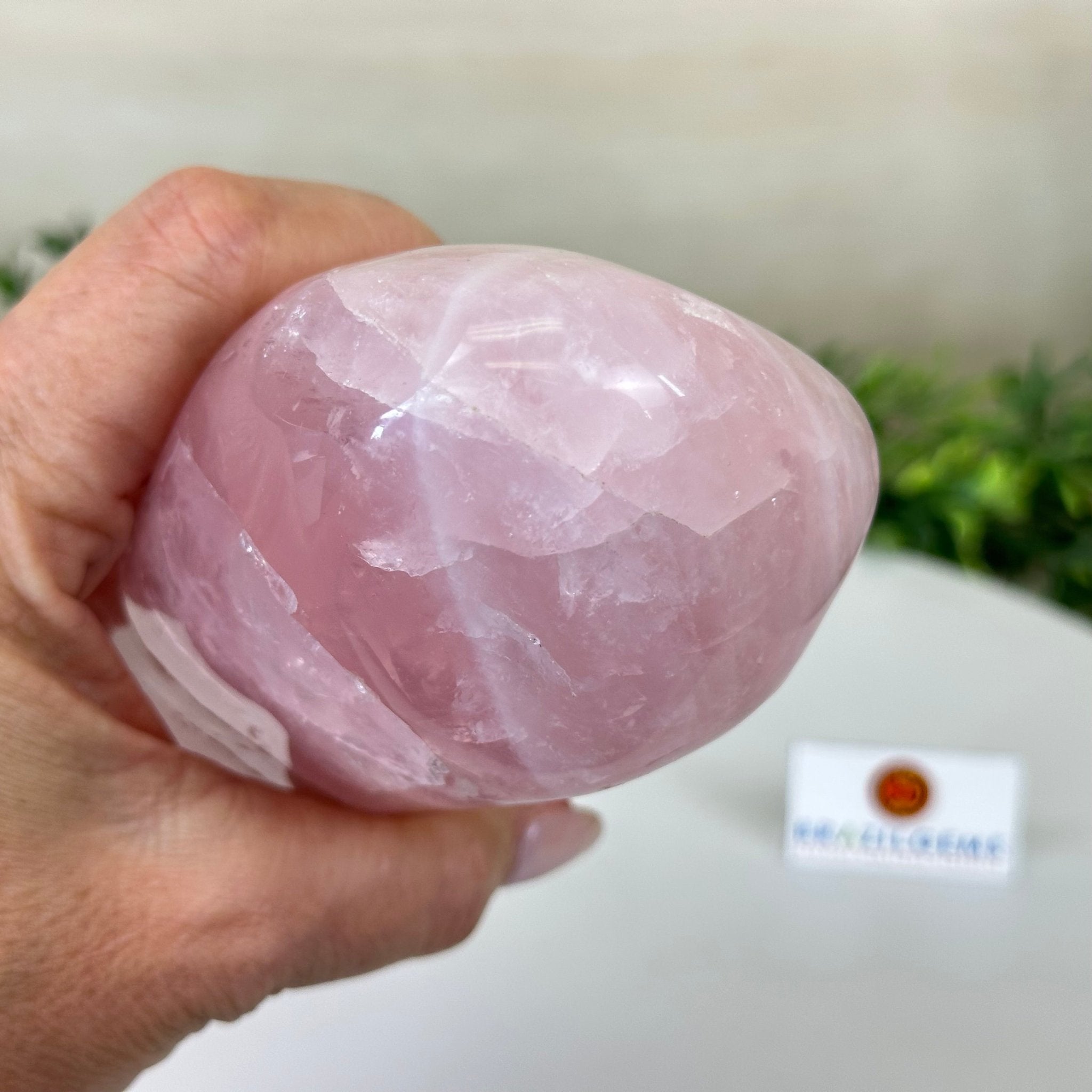 Polished Freeform Rose Quartz Gemstone, 3.1 lbs & 6.6” tall Model #3301RQ - 004 - Brazil GemsBrazil GemsPolished Freeform Rose Quartz Gemstone, 3.1 lbs & 6.6” tall Model #3301RQ - 004Freeform & Unique Shapes3301RQ - 004