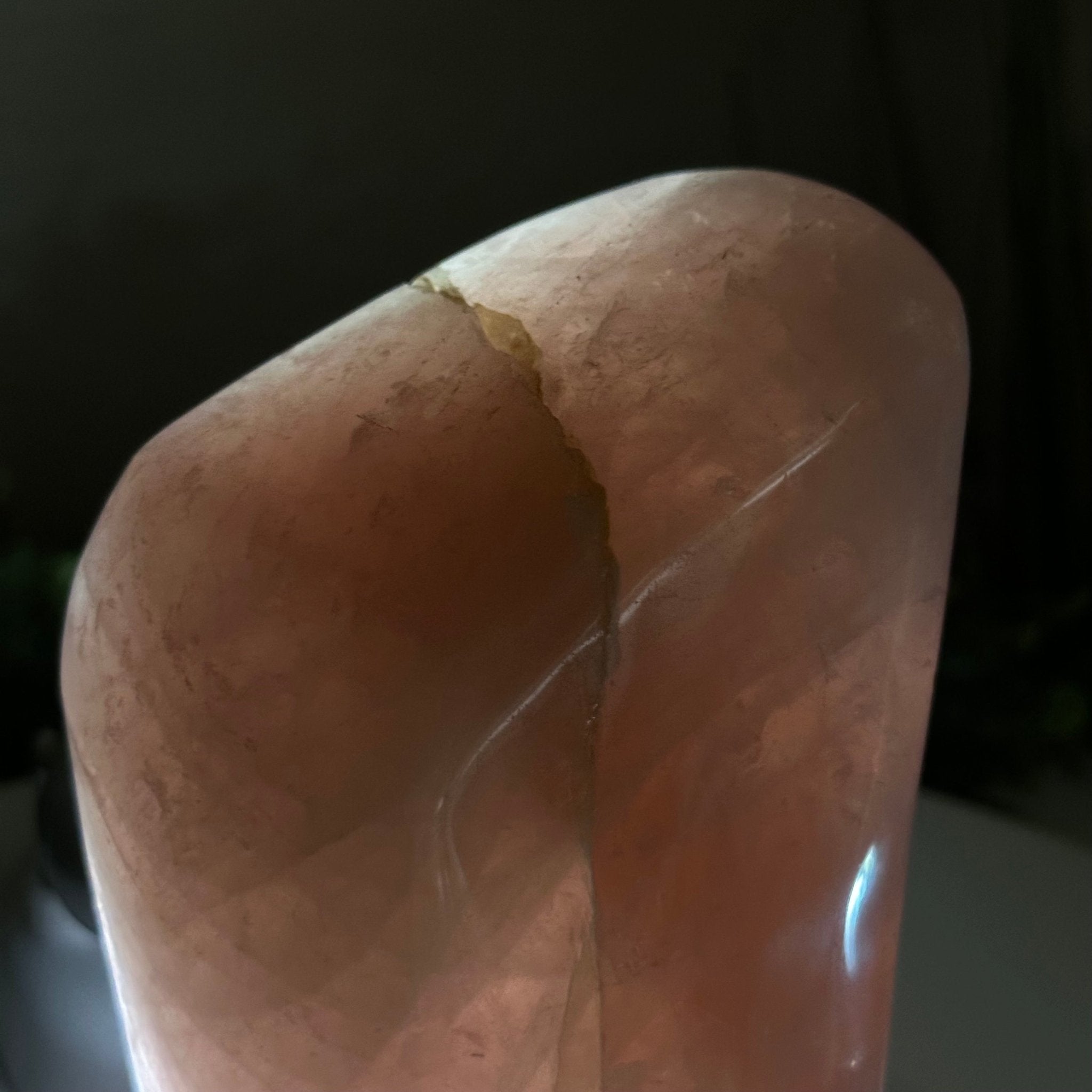 Polished Freeform Rose Quartz Gemstone, 3.5 lbs & 6.3” tall Model #3301RQ - 003 - Brazil GemsBrazil GemsPolished Freeform Rose Quartz Gemstone, 3.5 lbs & 6.3” tall Model #3301RQ - 003Freeform & Unique Shapes3301RQ - 003