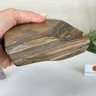 Polished Freeform Tiger's Eye Gemstone, 4.4 lbs & 7.6” Tall #3301TE - 001 - Brazil GemsBrazil GemsPolished Freeform Tiger's Eye Gemstone, 4.4 lbs & 7.6” Tall #3301TE - 001Freeform & Unique Shapes3301TE - 001