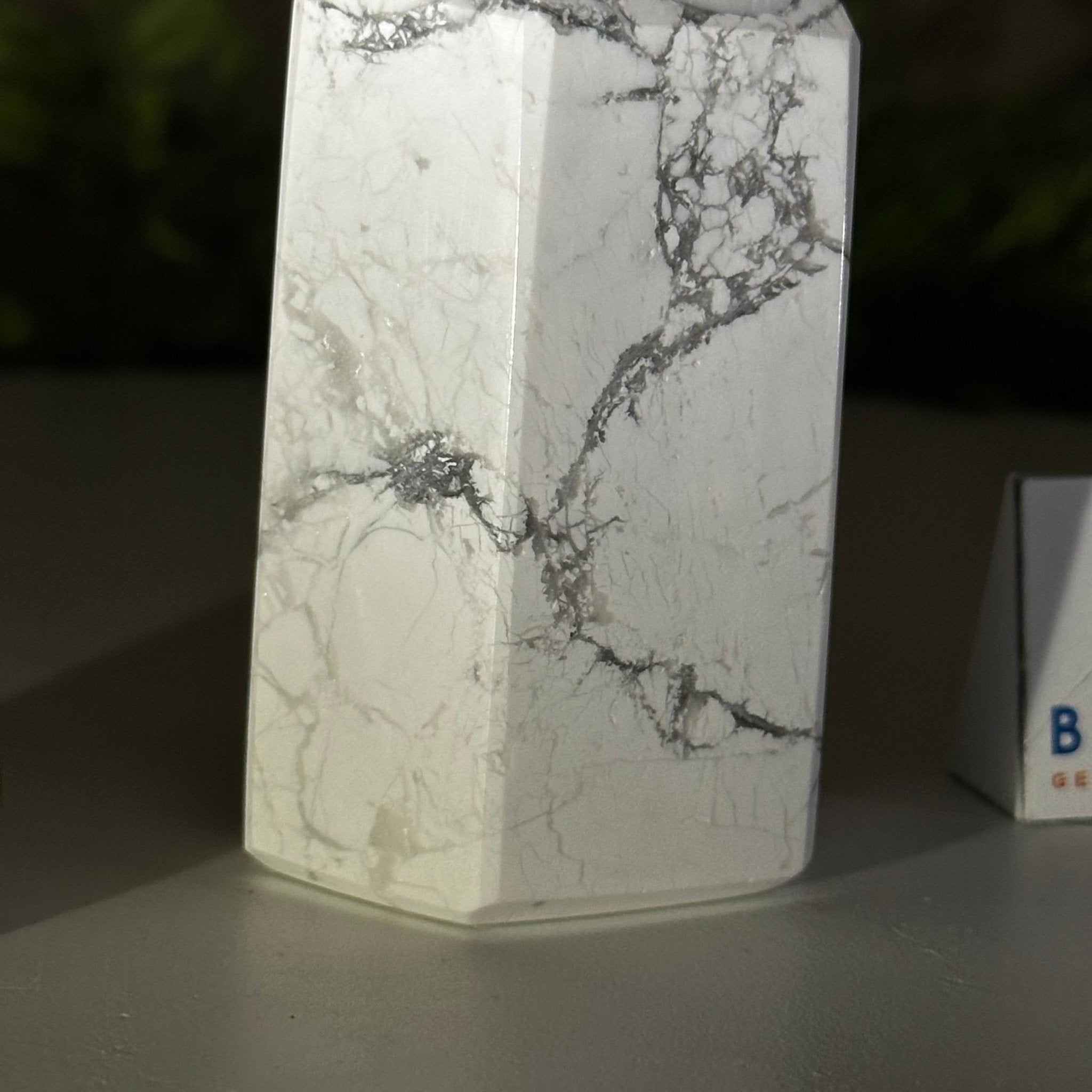 Polished Howlite Crystal Tower 2.3" Tall #3106HW - 002 - Brazil GemsBrazil GemsPolished Howlite Crystal Tower 2.3" Tall #3106HW - 002Crystal Points3106HW - 002