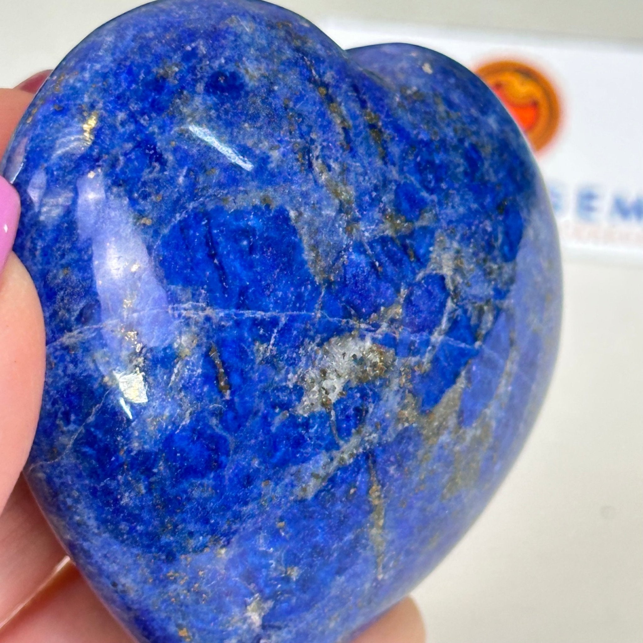 Polished Lapis Lazuli Heart - Shaped Palm Stone 3488LL - 008 - Brazil GemsBrazil GemsPolished Lapis Lazuli Heart - Shaped Palm Stone 3488LL - 008Freeform & Unique Shapes3488LL - 008