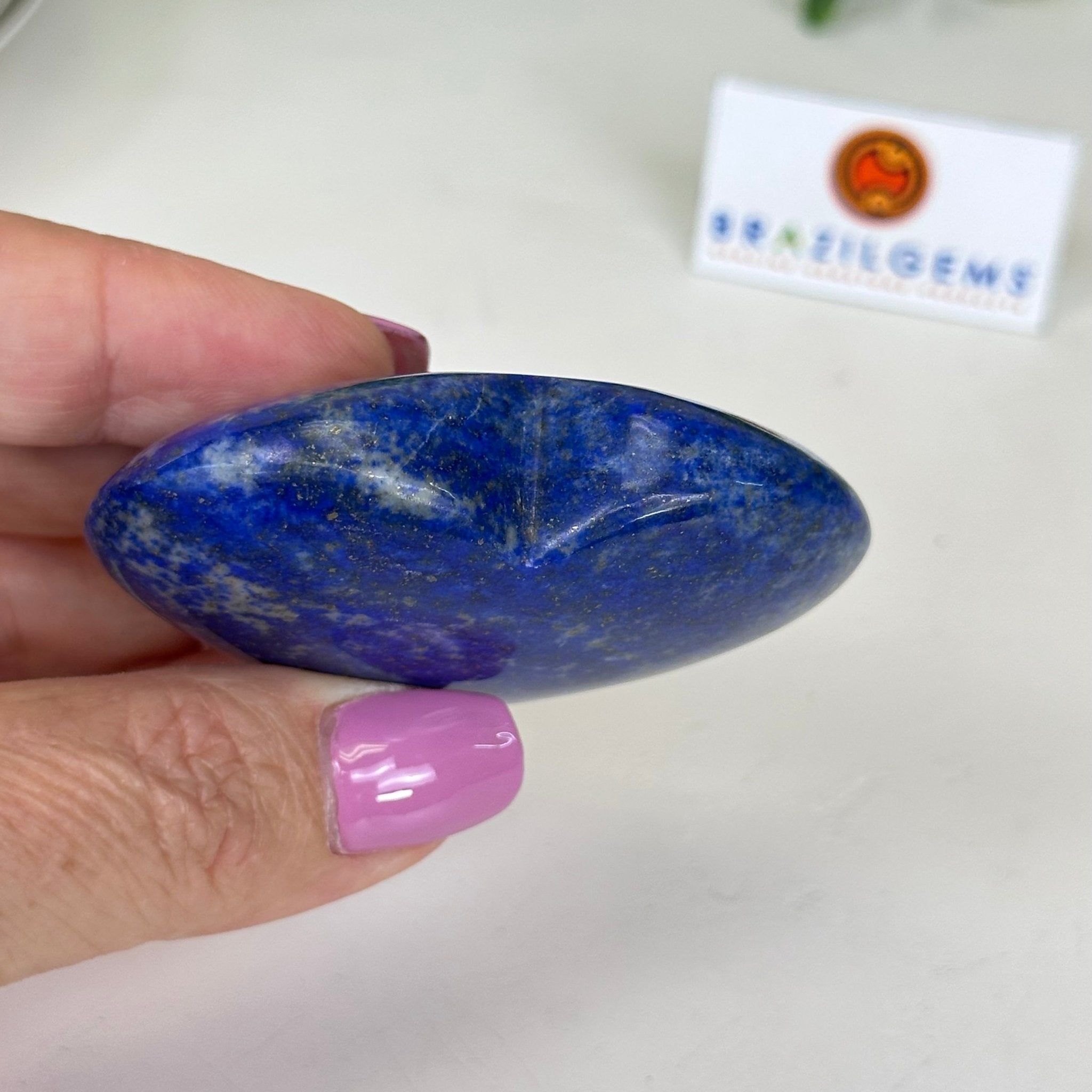 Polished Lapis Lazuli Heart - Shaped Palm Stone 3488LL - 010 - Brazil GemsBrazil GemsPolished Lapis Lazuli Heart - Shaped Palm Stone 3488LL - 010Freeform & Unique Shapes3488LL - 010