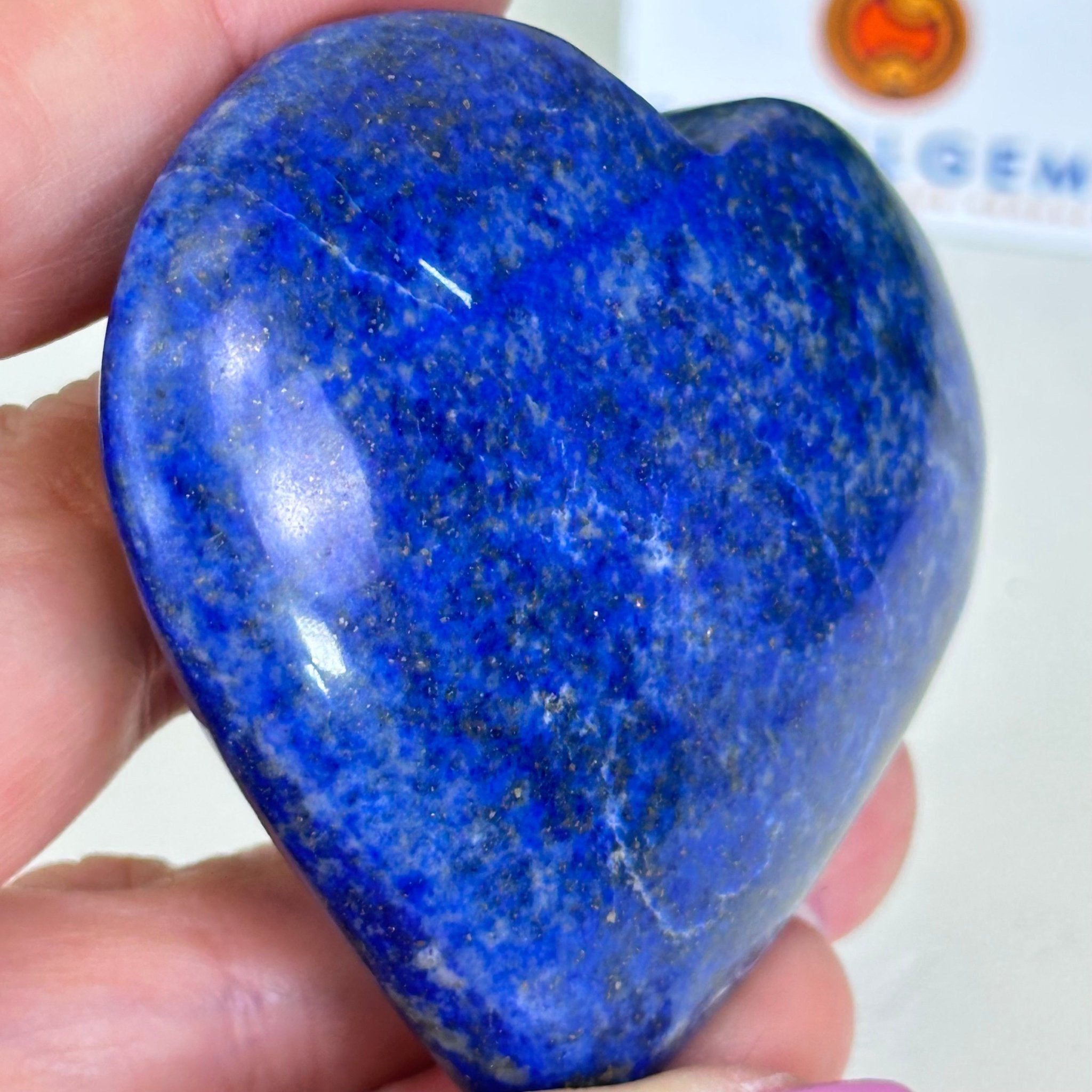 Polished Lapis Lazuli Heart - Shaped Palm Stone 3488LL - 010 - Brazil GemsBrazil GemsPolished Lapis Lazuli Heart - Shaped Palm Stone 3488LL - 010Freeform & Unique Shapes3488LL - 010