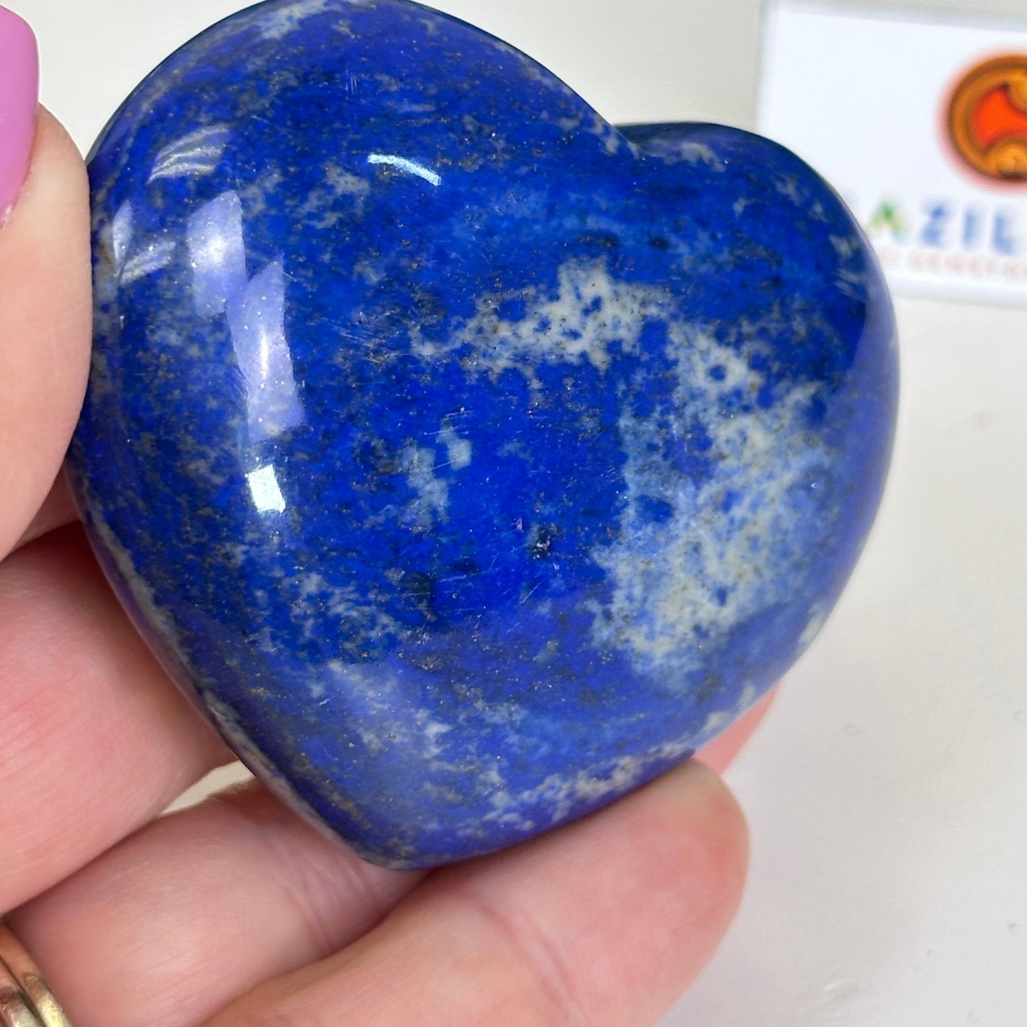 Polished Lapis Lazuli Heart - Shaped Palm Stone 3488LL - 011 - Brazil GemsBrazil GemsPolished Lapis Lazuli Heart - Shaped Palm Stone 3488LL - 011Freeform & Unique Shapes3488LL - 011