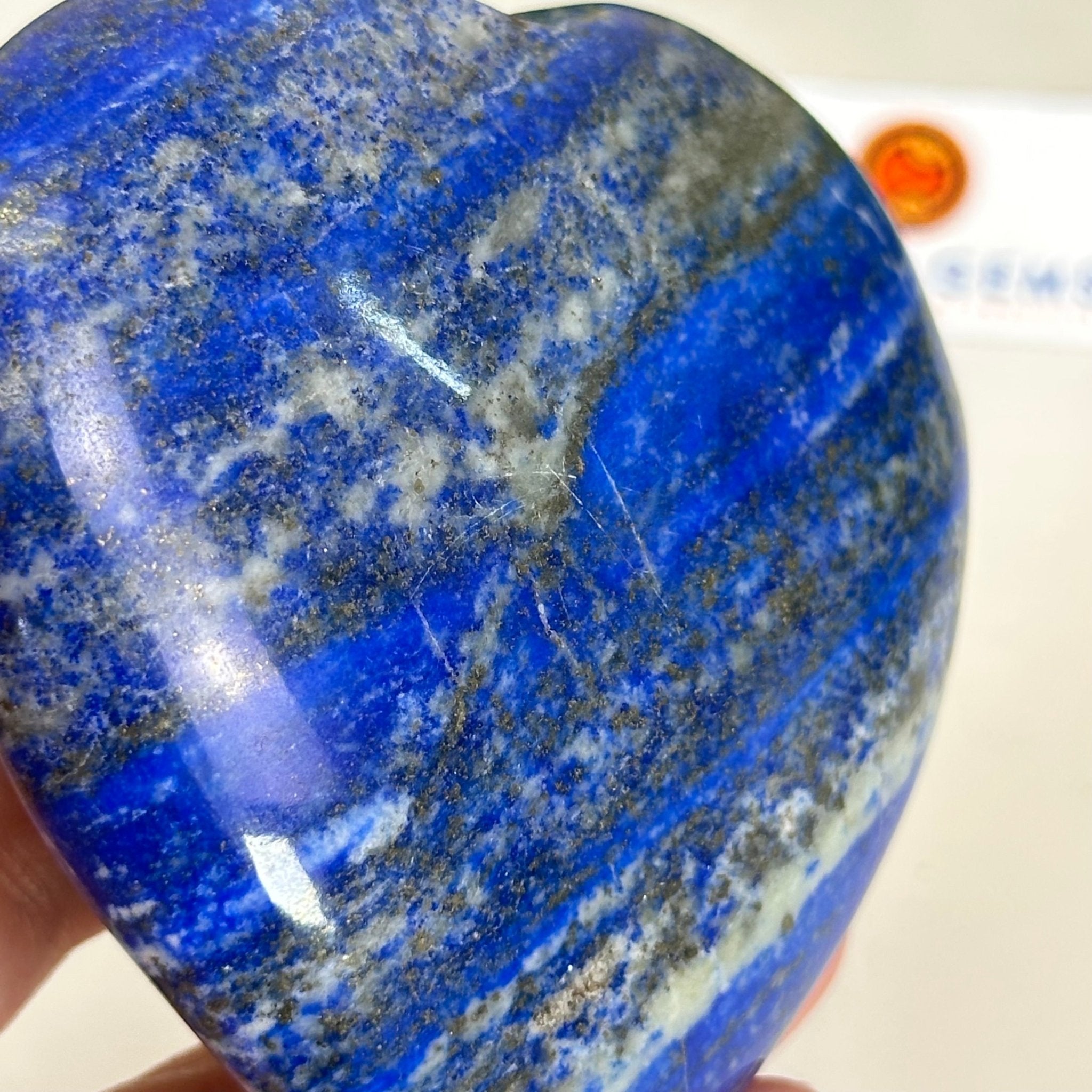 Polished Lapis Lazuli Heart - Shaped Palm Stone 3488LL - 022 - Brazil GemsBrazil GemsPolished Lapis Lazuli Heart - Shaped Palm Stone 3488LL - 022Freeform & Unique Shapes3488LL - 022