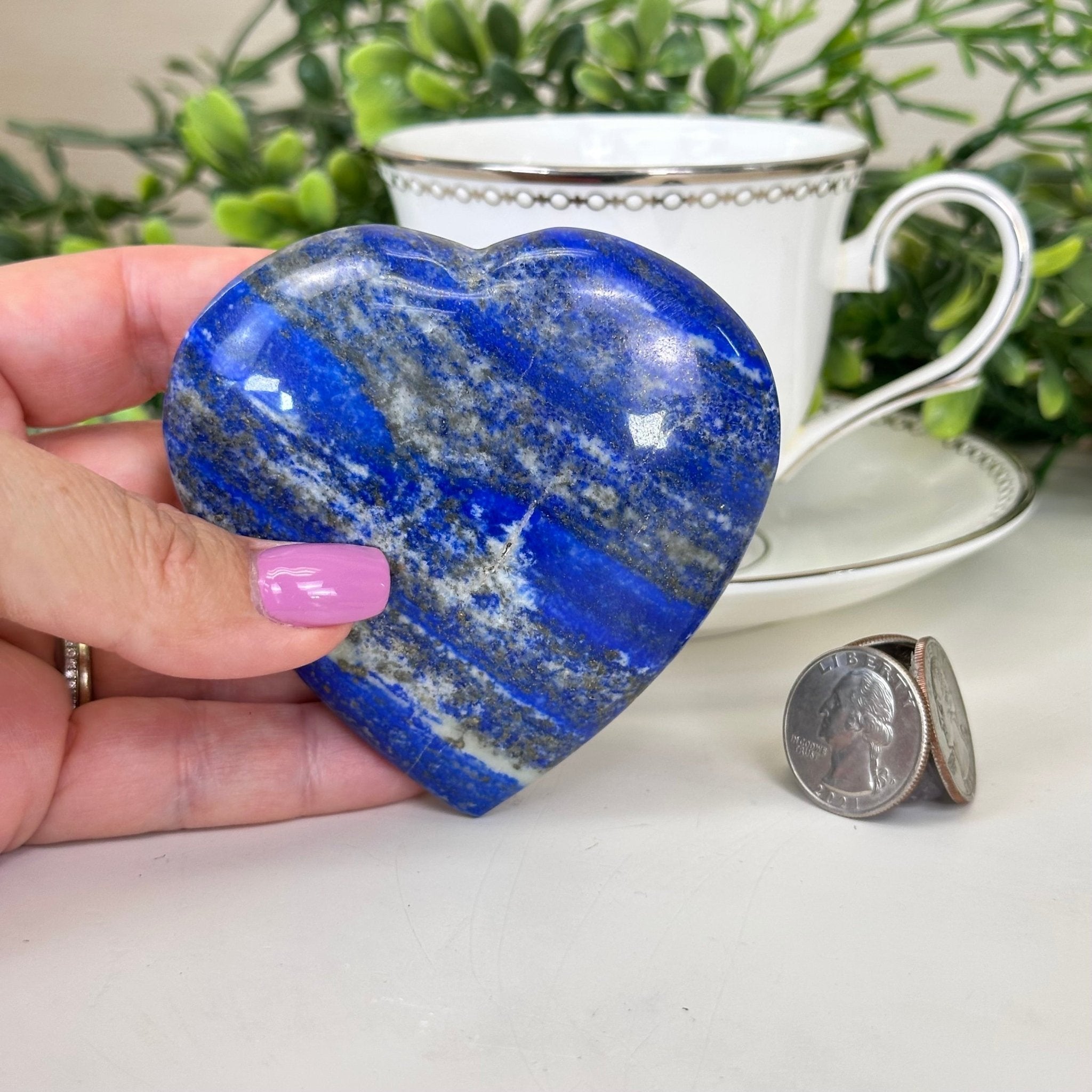 Polished Lapis Lazuli Heart - Shaped Palm Stone 3488LL - 022 - Brazil GemsBrazil GemsPolished Lapis Lazuli Heart - Shaped Palm Stone 3488LL - 022Freeform & Unique Shapes3488LL - 022