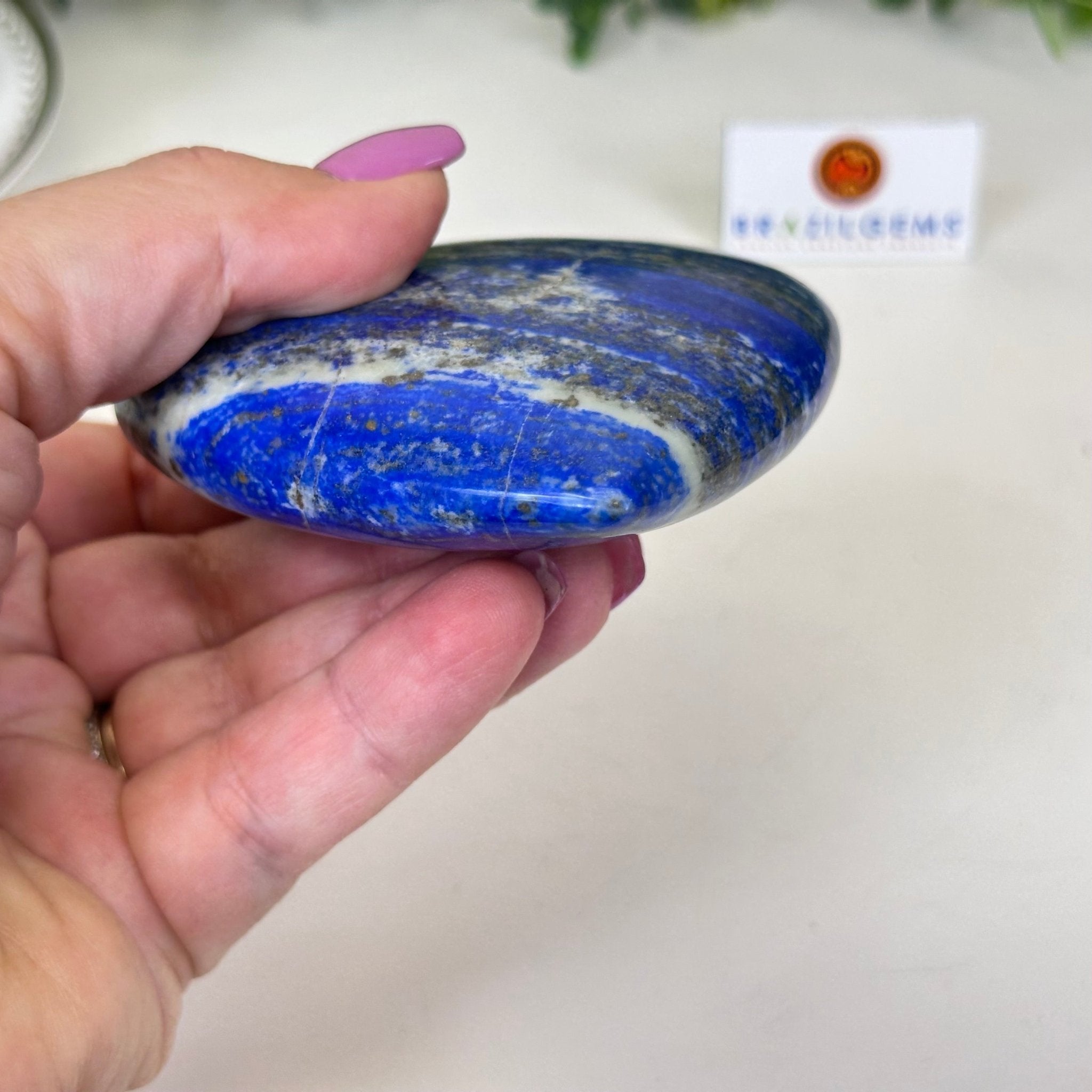 Polished Lapis Lazuli Heart - Shaped Palm Stone 3488LL - 022 - Brazil GemsBrazil GemsPolished Lapis Lazuli Heart - Shaped Palm Stone 3488LL - 022Freeform & Unique Shapes3488LL - 022