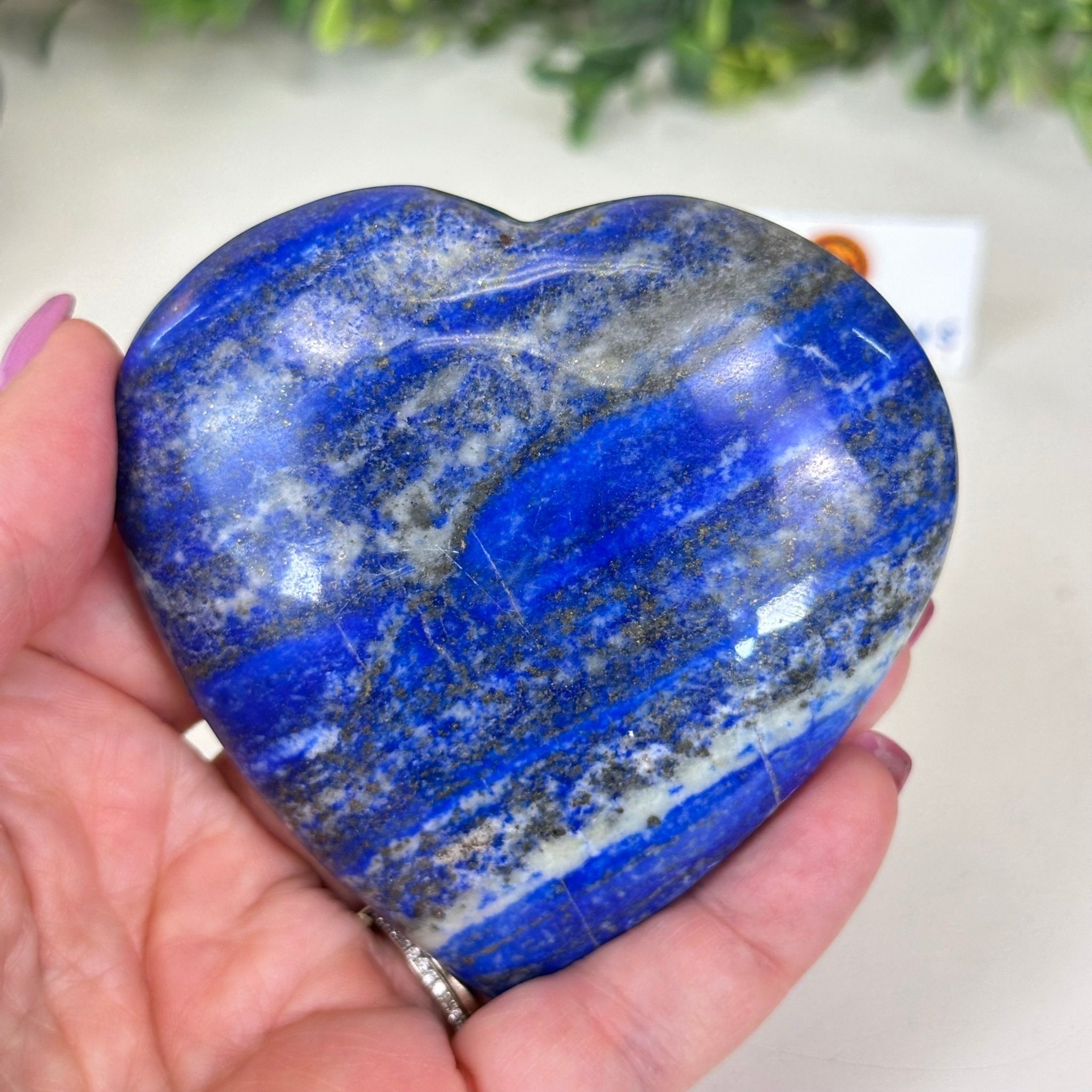 Polished Lapis Lazuli Heart - Shaped Palm Stone 3488LL - 022 - Brazil GemsBrazil GemsPolished Lapis Lazuli Heart - Shaped Palm Stone 3488LL - 022Freeform & Unique Shapes3488LL - 022