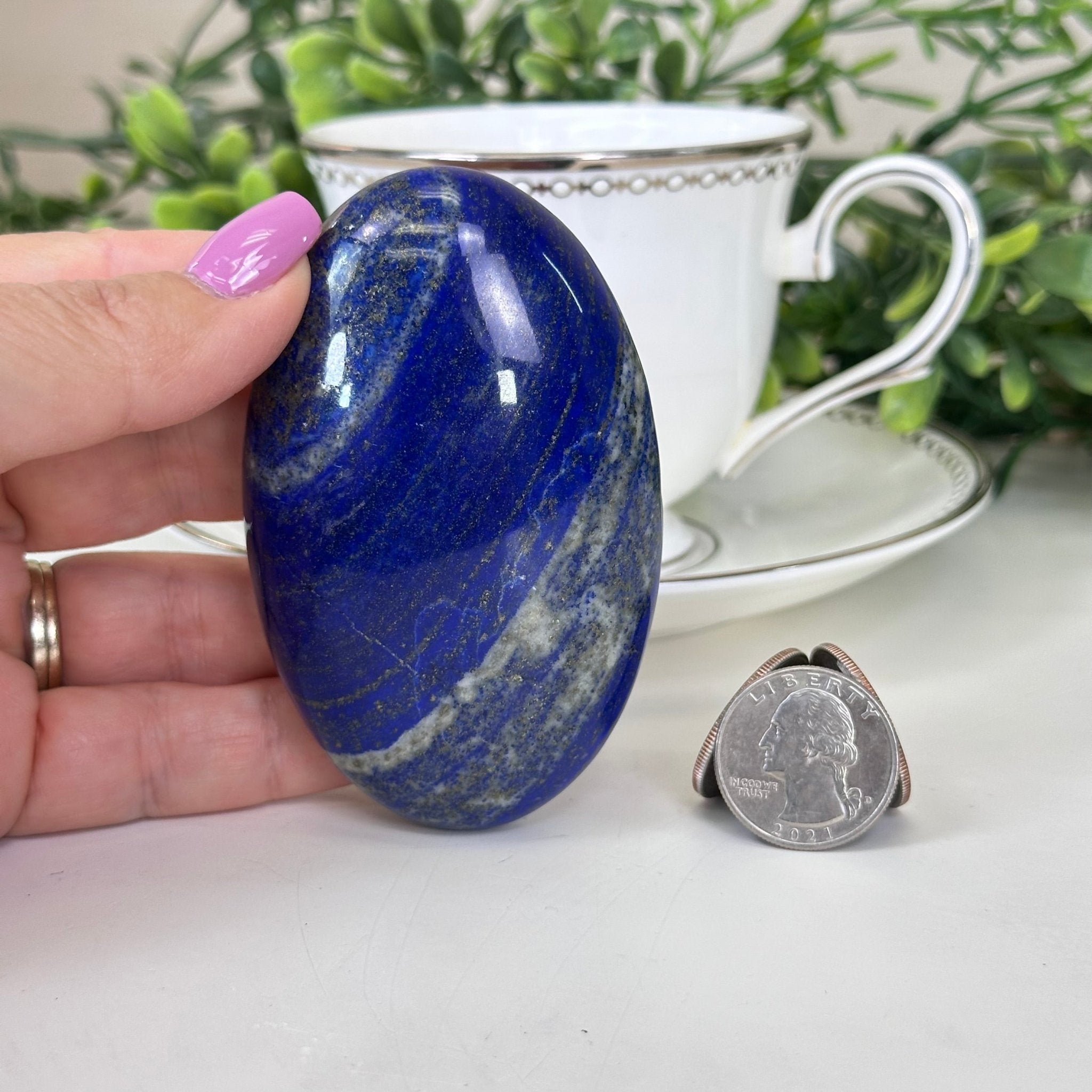 Polished Lapis Lazuli Palm Stone 3488LL - 016 - Brazil GemsBrazil GemsPolished Lapis Lazuli Palm Stone 3488LL - 016Freeform & Unique Shapes3488LL - 016