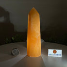 Polished Orange Calcite Crystal Tower 6.7" Tall #3106OR - 001 - Brazil GemsBrazil GemsPolished Orange Calcite Crystal Tower 6.7" Tall #3106OR - 001Crystal Points3106OR - 001
