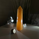 Polished Orange Calcite Crystal Tower 6.7" Tall #3106OR - 001 - Brazil GemsBrazil GemsPolished Orange Calcite Crystal Tower 6.7" Tall #3106OR - 001Crystal Points3106OR - 001