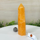 Polished Orange Calcite Crystal Tower 6.7" Tall #3106OR - 001 - Brazil GemsBrazil GemsPolished Orange Calcite Crystal Tower 6.7" Tall #3106OR - 001Crystal Points3106OR - 001