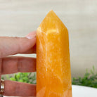 Polished Orange Calcite Crystal Tower 6.7" Tall #3106OR - 001 - Brazil GemsBrazil GemsPolished Orange Calcite Crystal Tower 6.7" Tall #3106OR - 001Crystal Points3106OR - 001