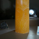 Polished Orange Calcite Crystal Tower 6.7" Tall #3106OR - 001 - Brazil GemsBrazil GemsPolished Orange Calcite Crystal Tower 6.7" Tall #3106OR - 001Crystal Points3106OR - 001