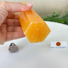Polished Orange Calcite Crystal Tower 6.7" Tall #3106OR - 001 - Brazil GemsBrazil GemsPolished Orange Calcite Crystal Tower 6.7" Tall #3106OR - 001Crystal Points3106OR - 001