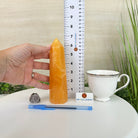 Polished Orange Calcite Crystal Tower 6.7" Tall #3106OR - 001 - Brazil GemsBrazil GemsPolished Orange Calcite Crystal Tower 6.7" Tall #3106OR - 001Crystal Points3106OR - 001