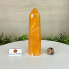 Polished Orange Calcite Crystal Tower 6.7" Tall #3106OR - 001 - Brazil GemsBrazil GemsPolished Orange Calcite Crystal Tower 6.7" Tall #3106OR - 001Crystal Points3106OR - 001